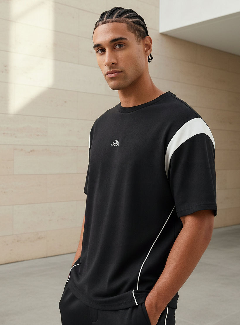 Kappa Men Colourblock T-shirt-men-clothing-sportswearandactivewear-tshirtsandpolos-image-1