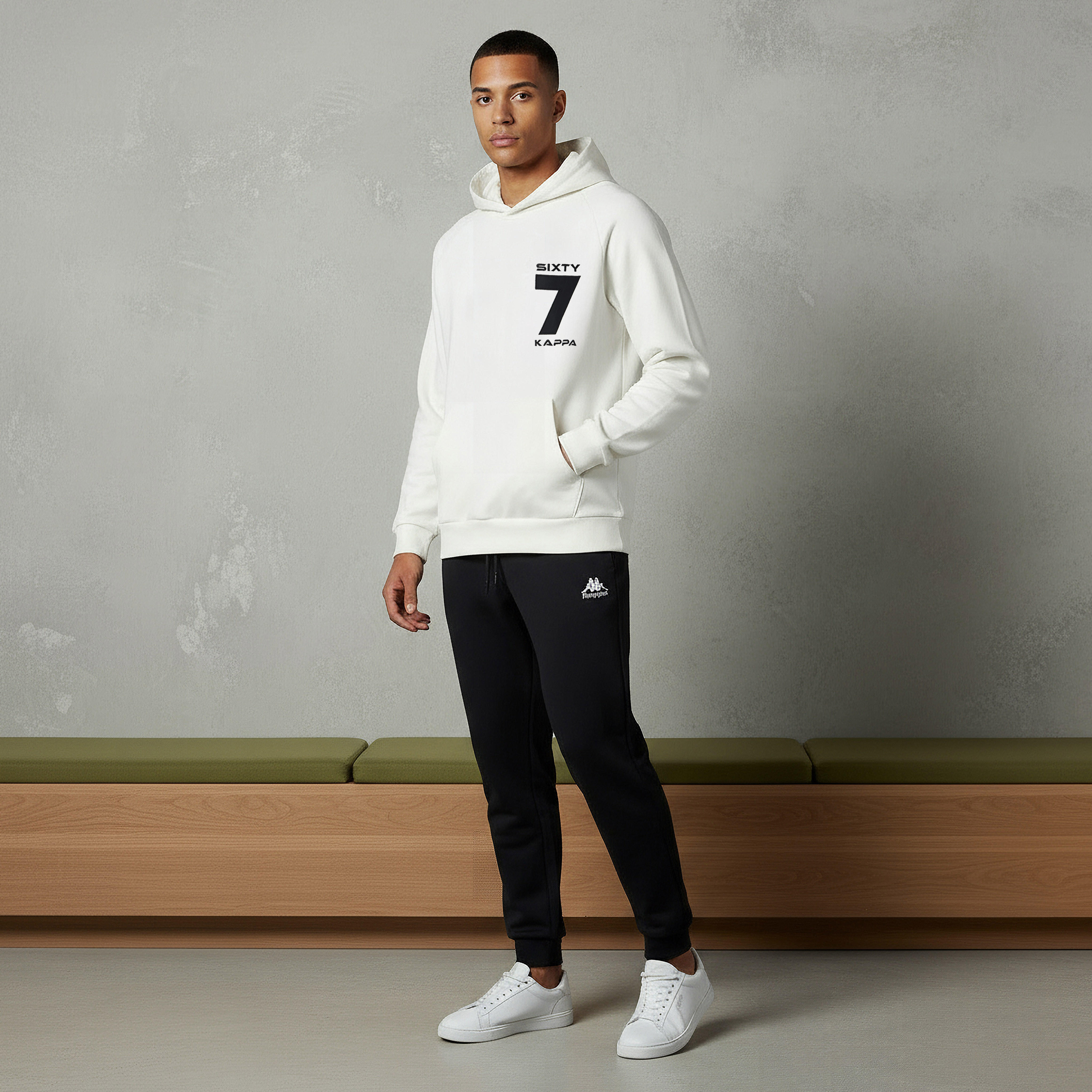 Kappa Men Hooded Sweatshirt-men-winterwear-hoodiesandsweatshirts-image-2