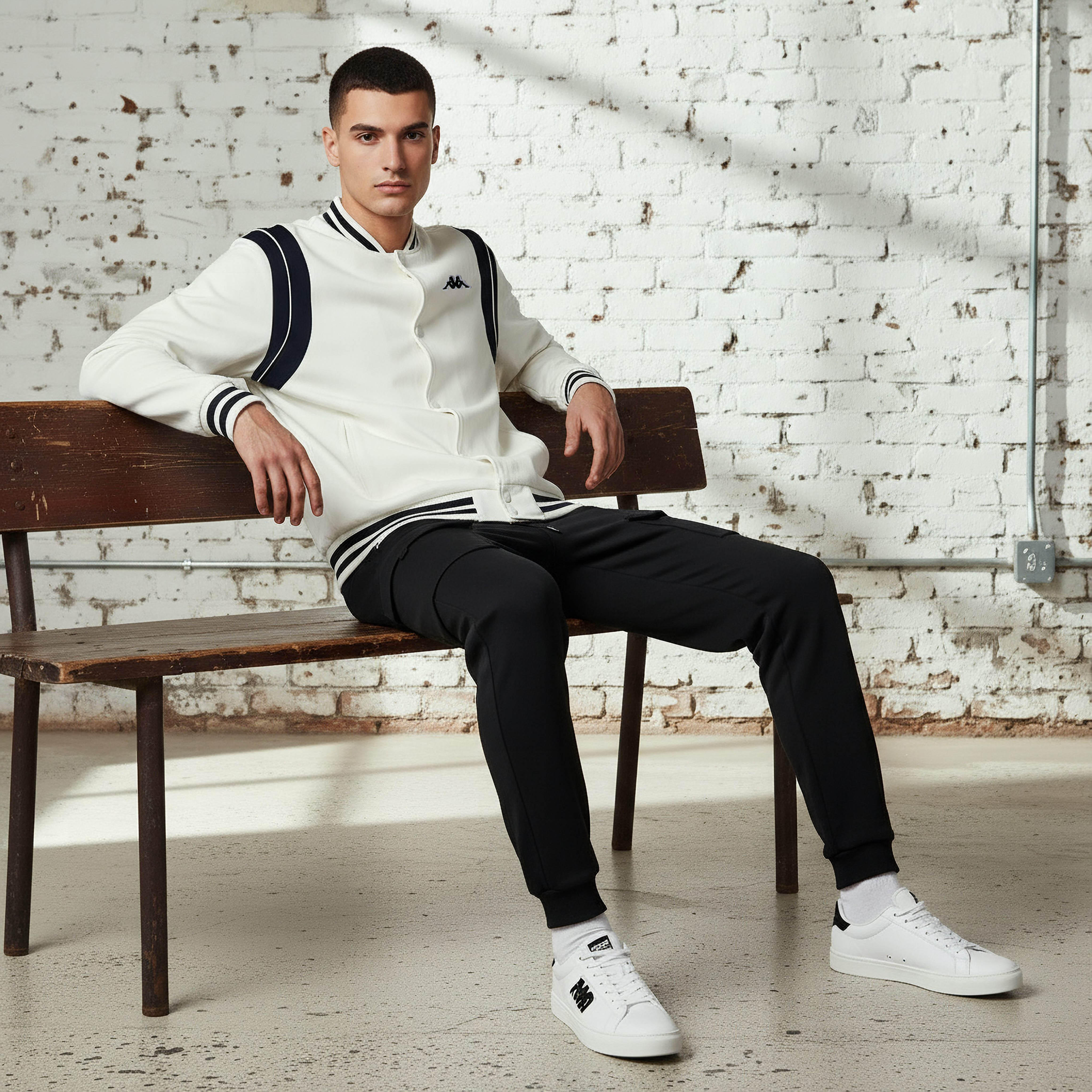 Kappa Men Logo Embroidered Varsity Jacket-men-clothing-jacketsandblazers-jackets-image-2