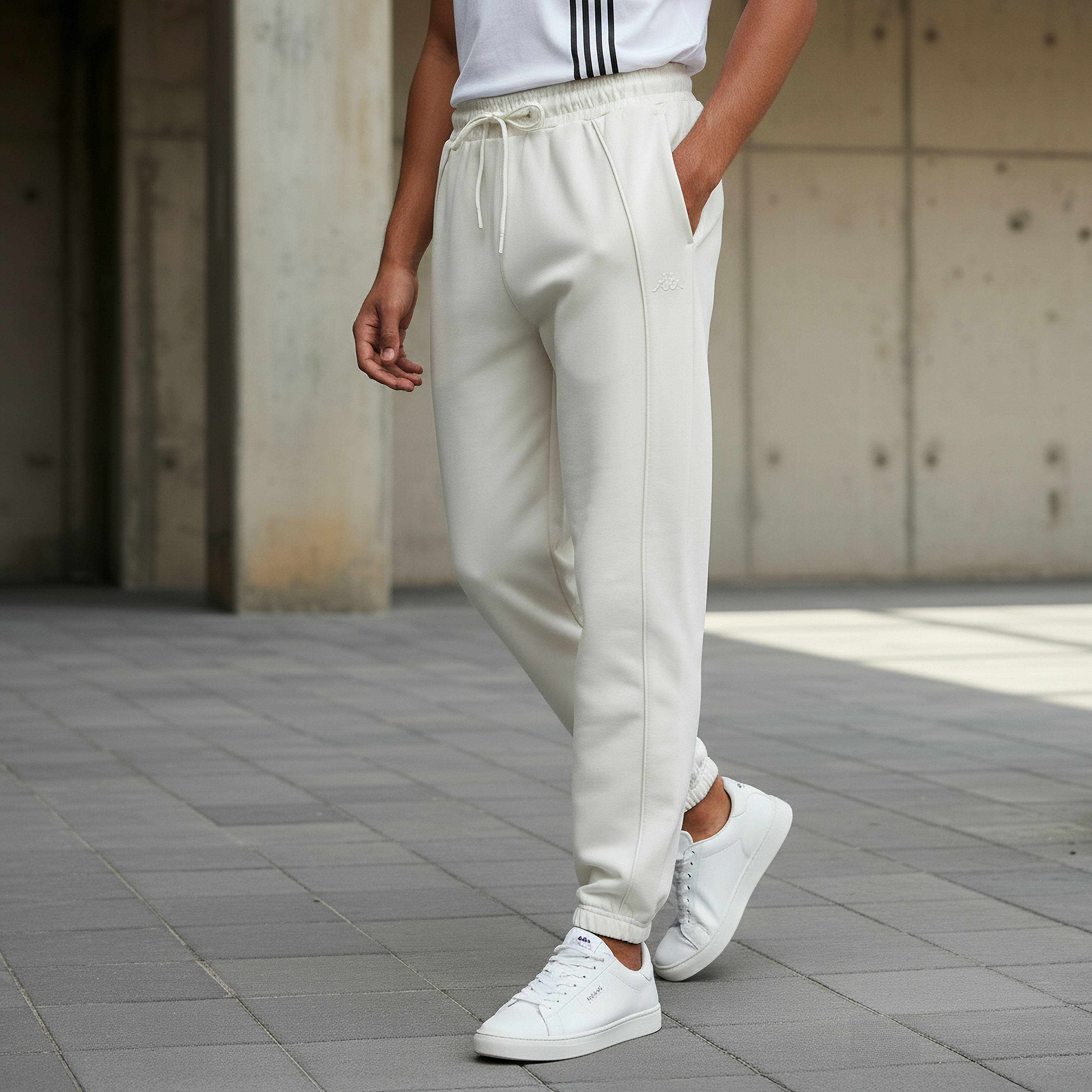 Kappa Men Drawstring Waist Joggers-men-clothing-sportswearandactivewear-bottoms-joggers-image-1