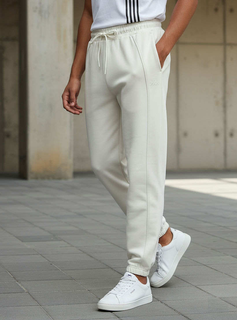 Kappa Men Drawstring Waist Joggers-men-clothing-sportswearandactivewear-bottoms-joggers-image-1