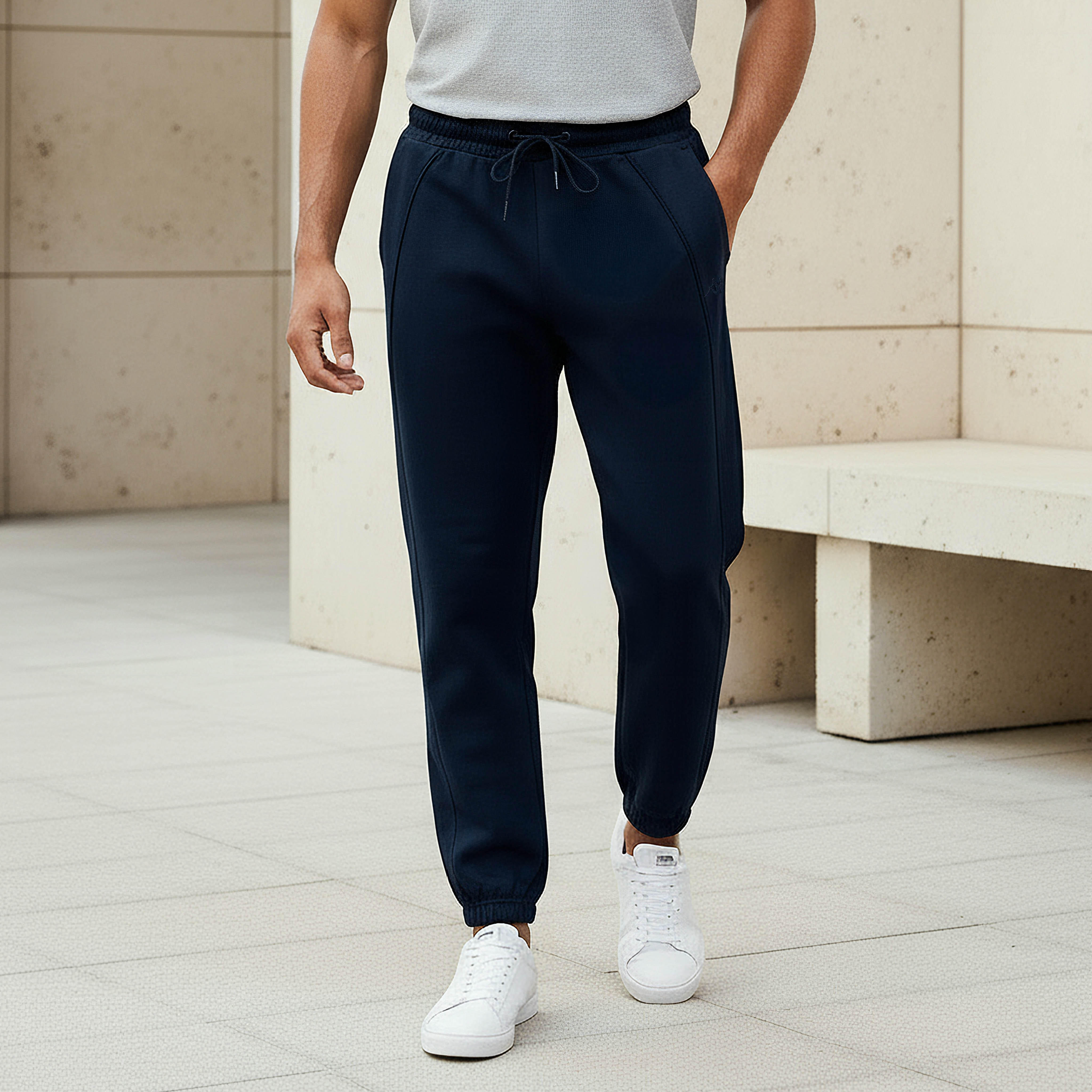 Kappa Men Drawstring Waist Joggers-men-clothing-sportswearandactivewear-bottoms-joggers-image-1