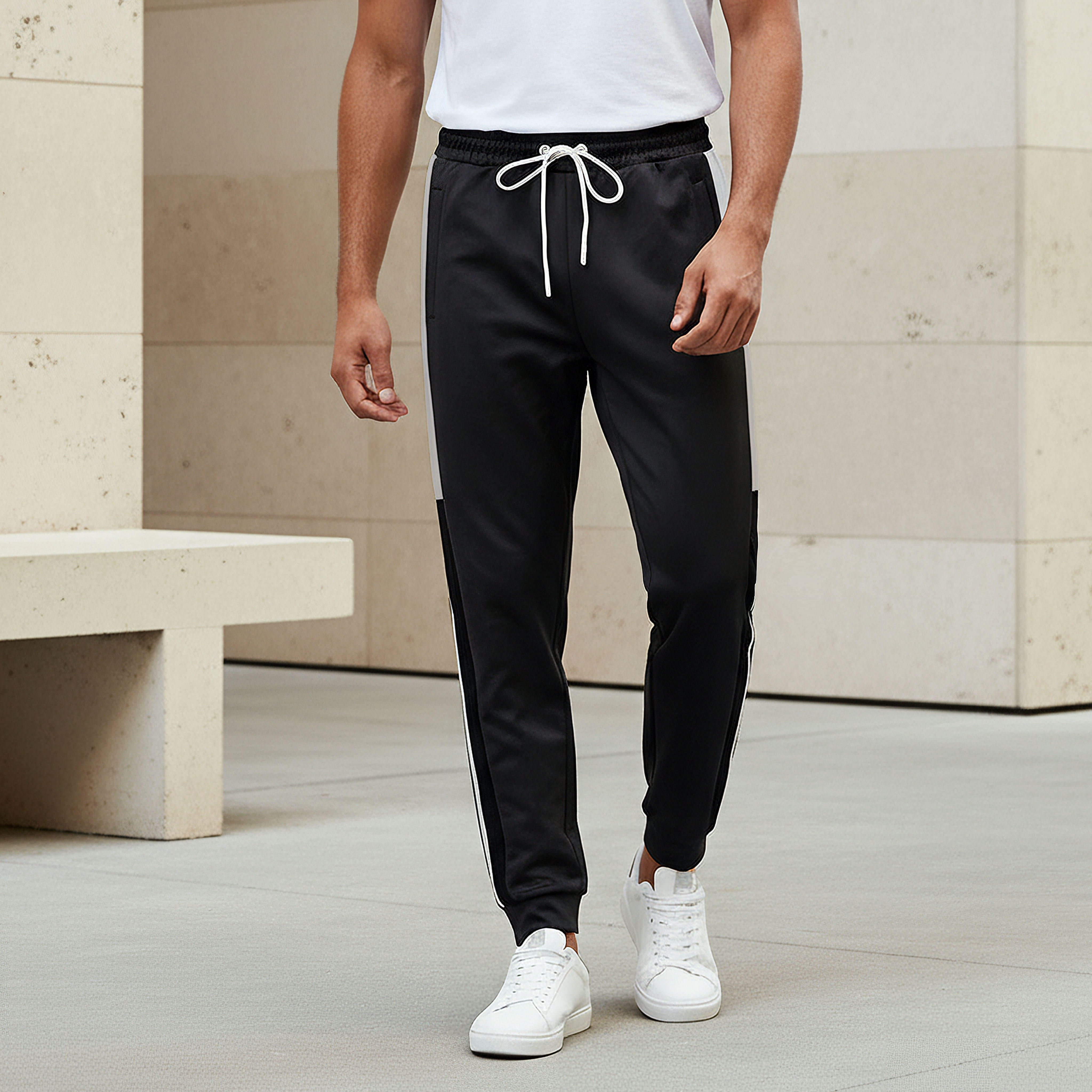 Kappa Men Colourblock Joggers-men-clothing-sportswearandactivewear-bottoms-joggers-image-1