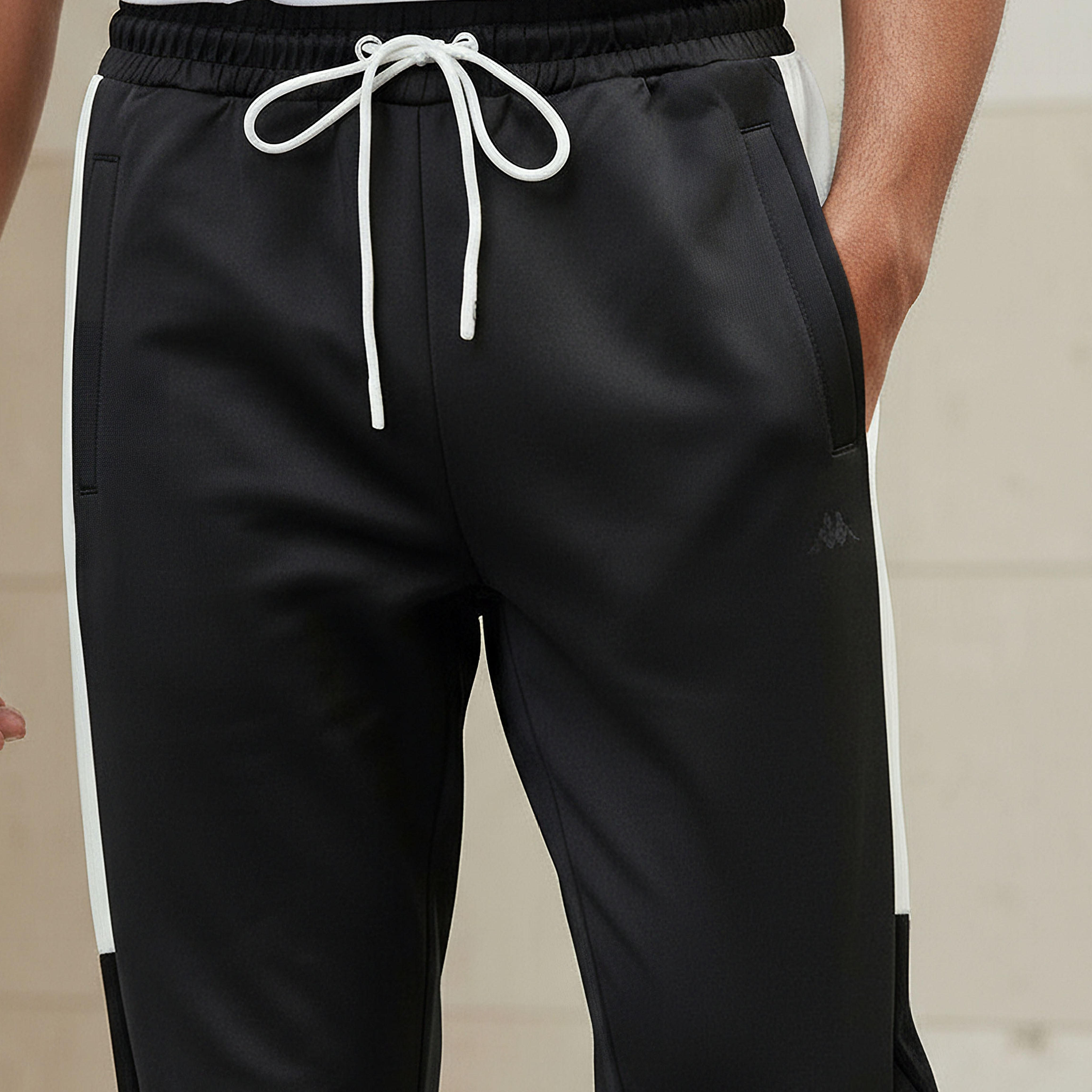 Kappa Men Colourblock Joggers-men-clothing-sportswearandactivewear-bottoms-joggers-image-4