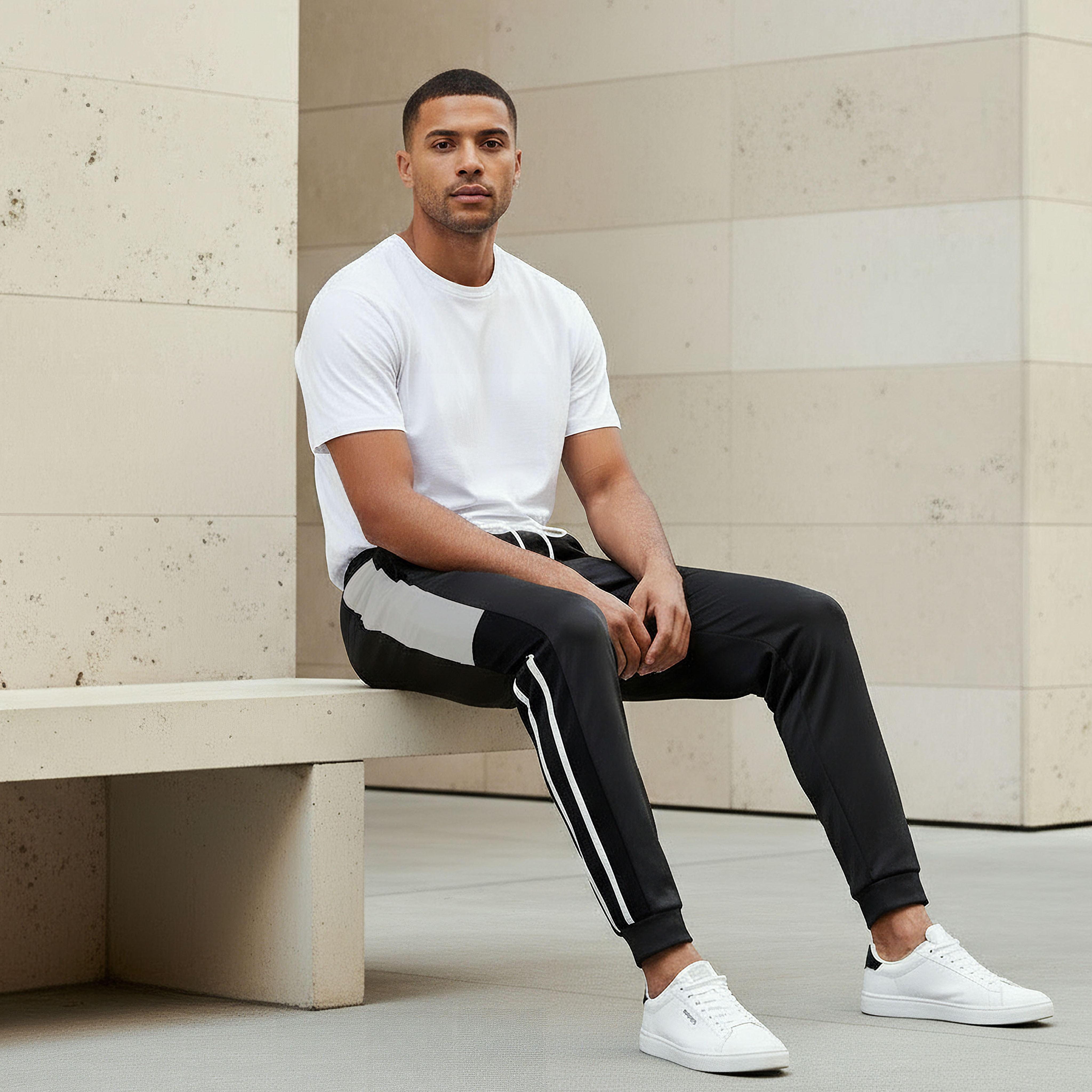 Kappa Men Colourblock Joggers-men-clothing-sportswearandactivewear-bottoms-joggers-image-5