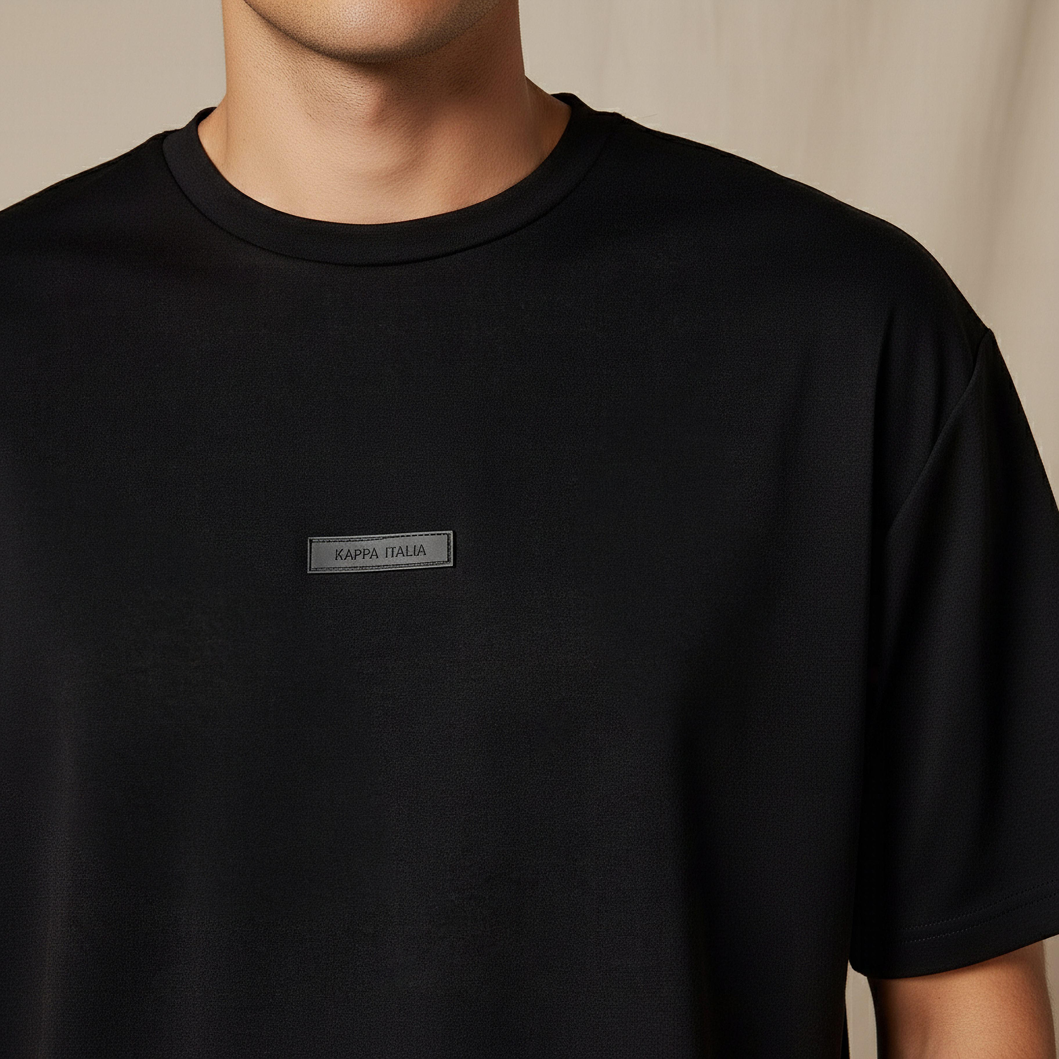 Kappa Men Regular Fit Crew Neck Short Sleeve Logo Applique T-shirt-men-clothing-sportswearandactivewear-tshirtsandpolos-image-4