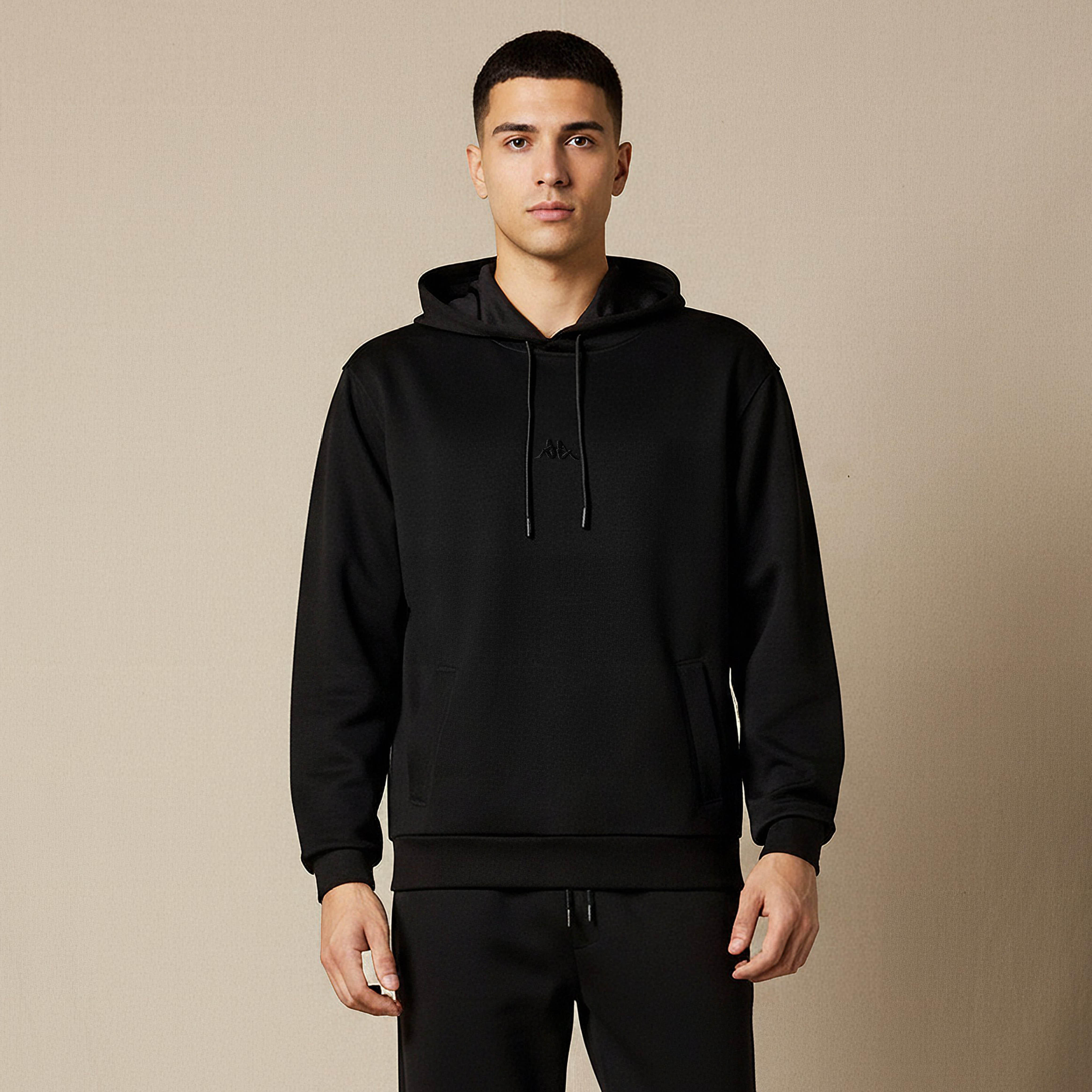 Kappa Men Soft Touch Hooded Sweatshirt-men-winterwear-hoodiesandsweatshirts-image-1
