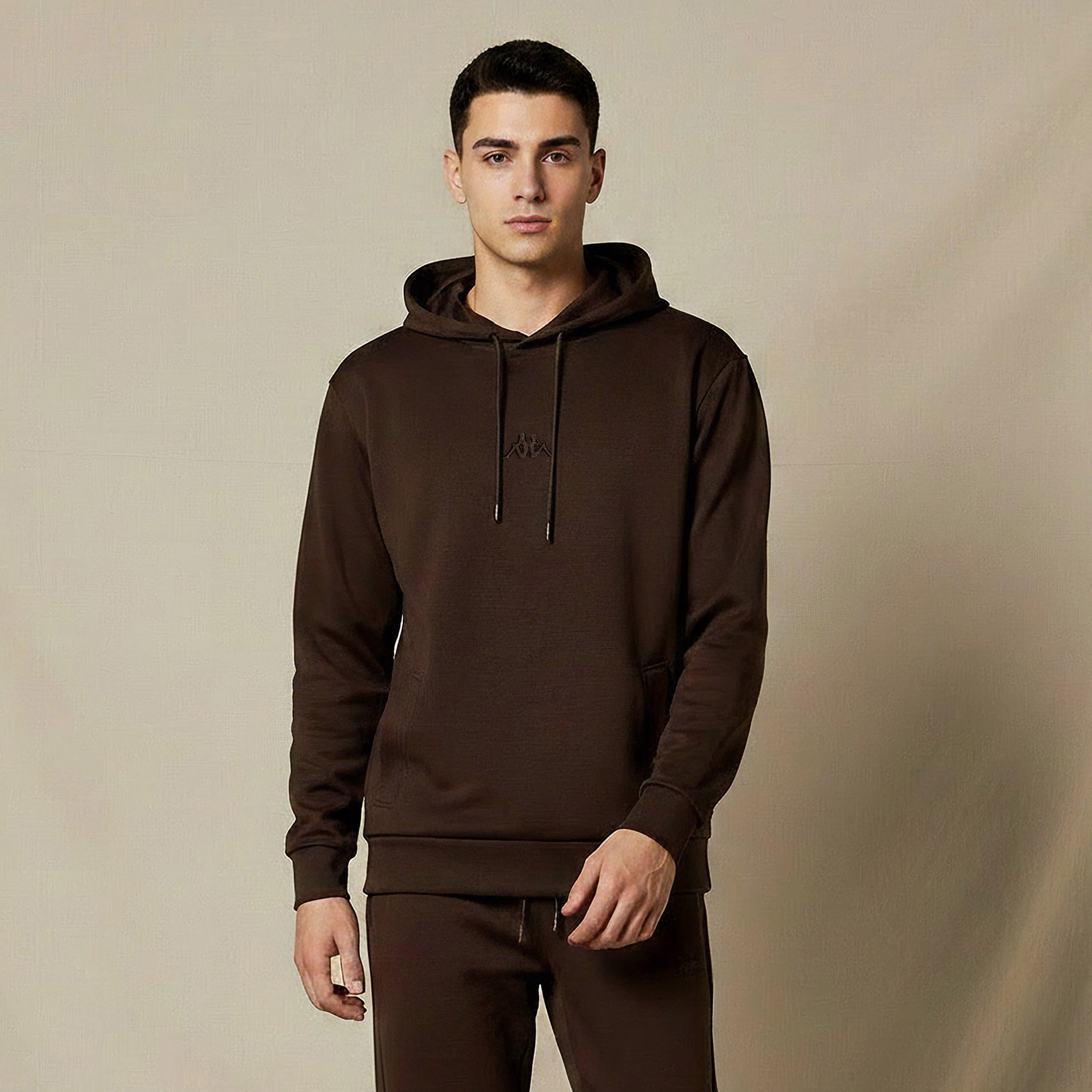 Kappa Men Soft Touch Hooded Sweatshirt-men-winterwear-hoodiesandsweatshirts-image-1