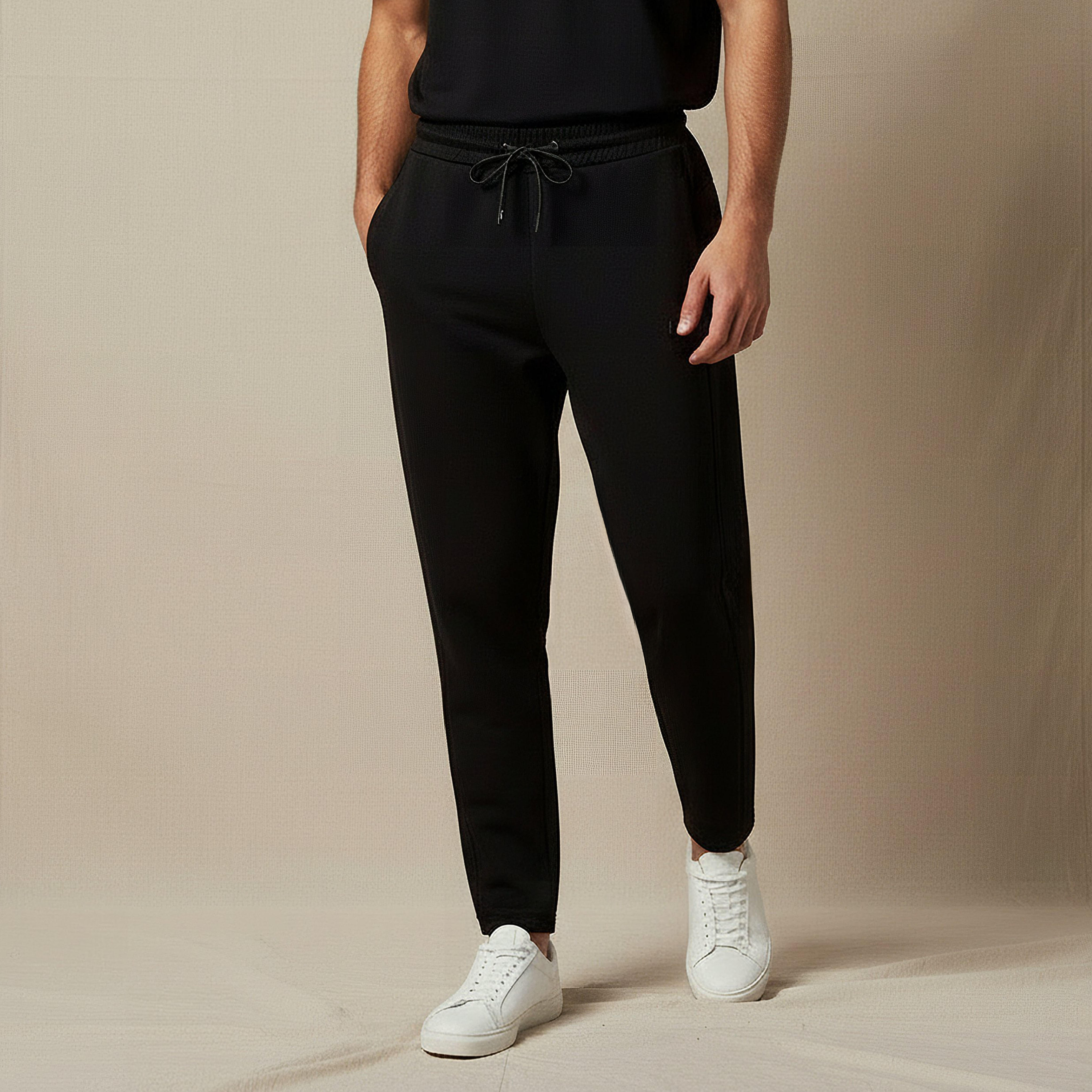 Kappa Men Regular Fit Joggers with Pockets-men-clothing-sportswearandactivewear-bottoms-joggers-image-1