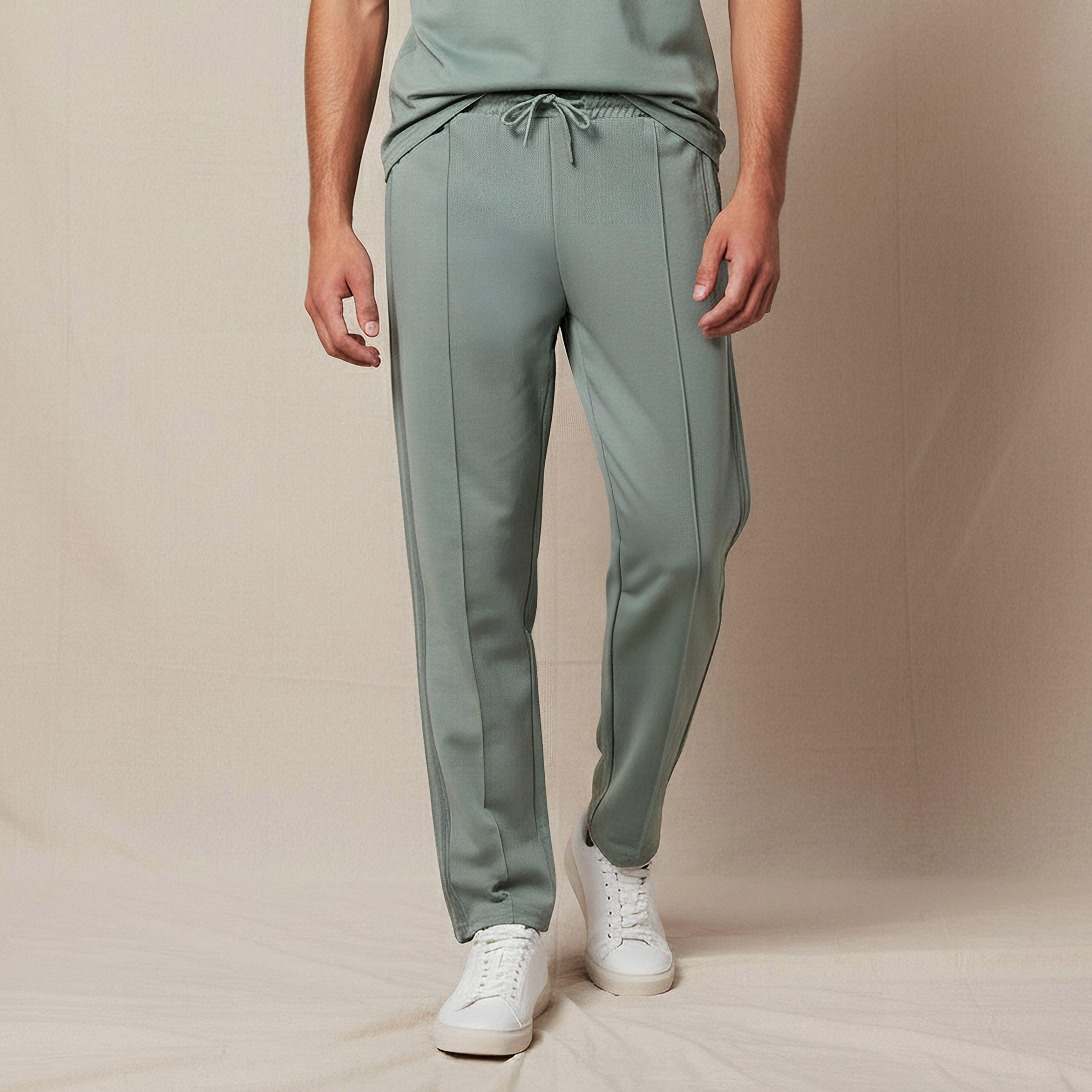 بنطلون رياضي رجالي برباط خصر من كابا-men-clothing-sportswearandactivewear-tracksuits-image-5