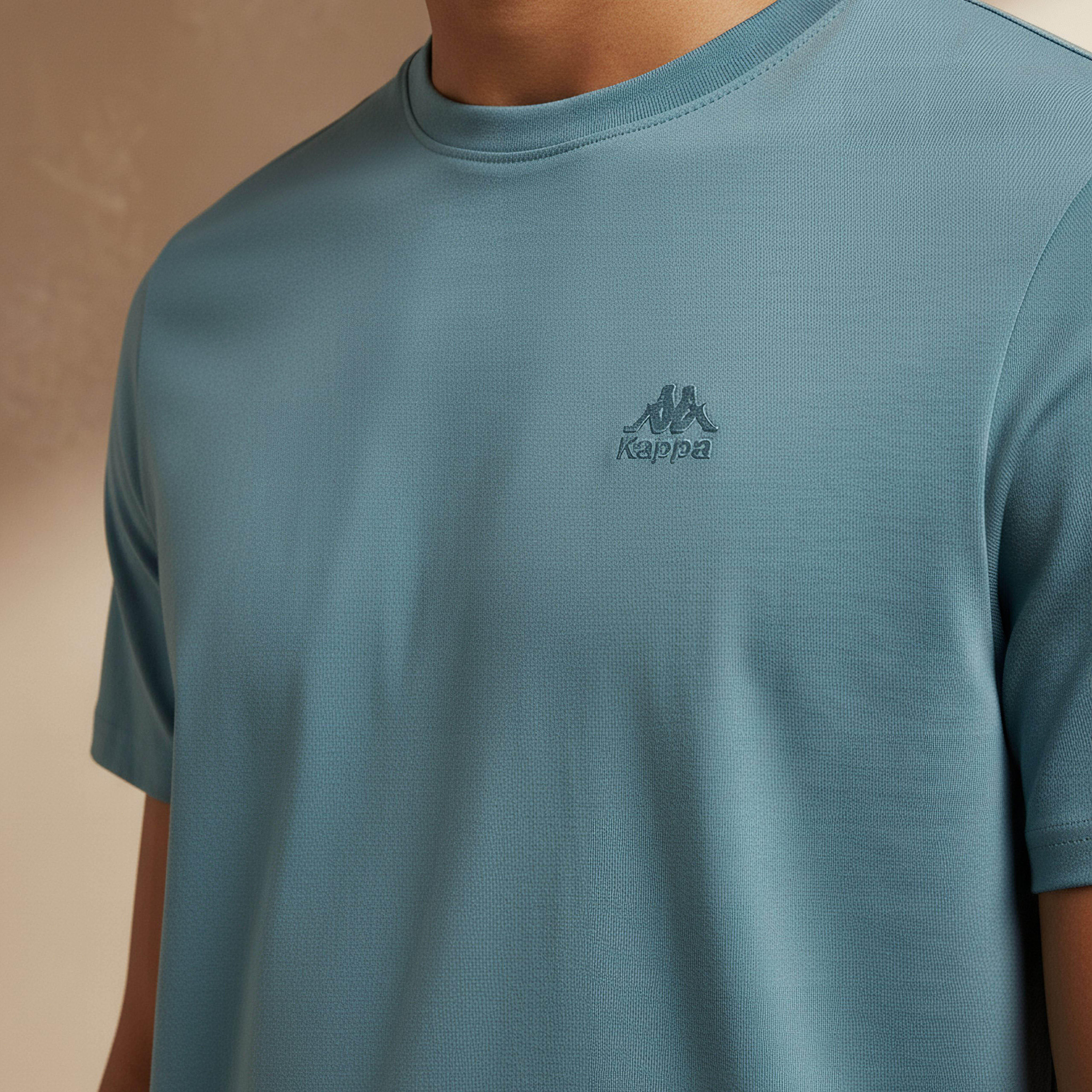 Kappa Men Logo Print T-shirt-men-clothing-sportswearandactivewear-tshirtsandpolos-image-4