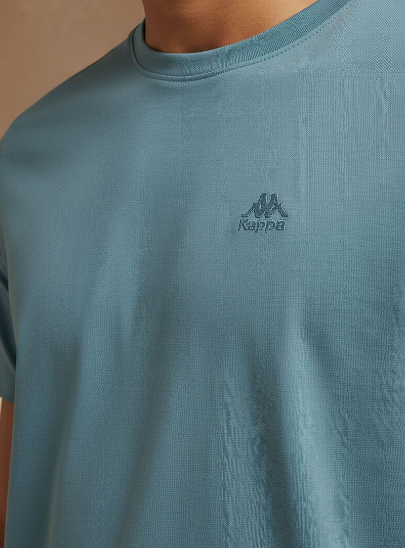 Kappa Men Logo Print T-shirt-men-clothing-sportswearandactivewear-tshirtsandpolos-image-4