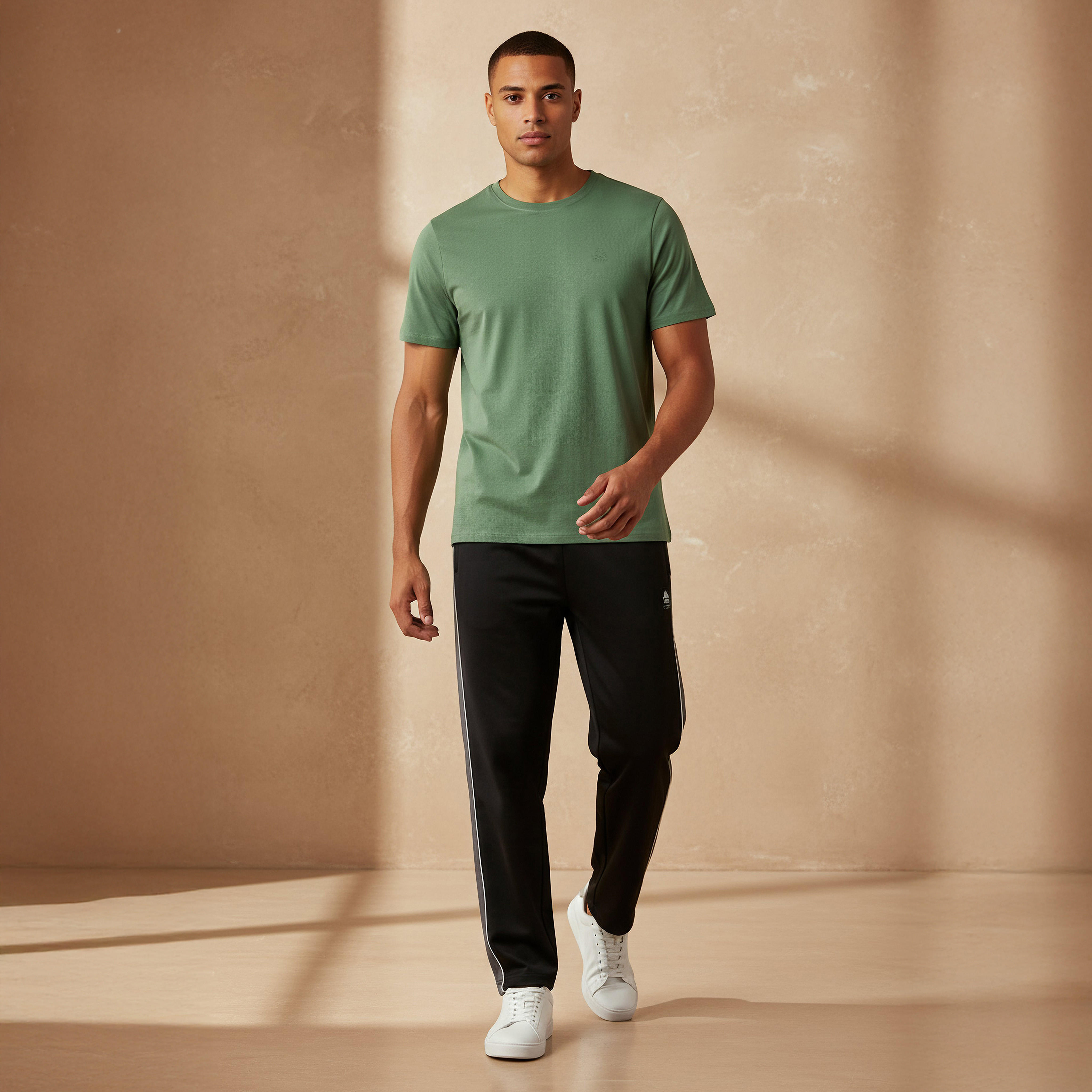 Kappa Men Logo Print T-shirt-men-clothing-sportswearandactivewear-tshirtsandpolos-image-2