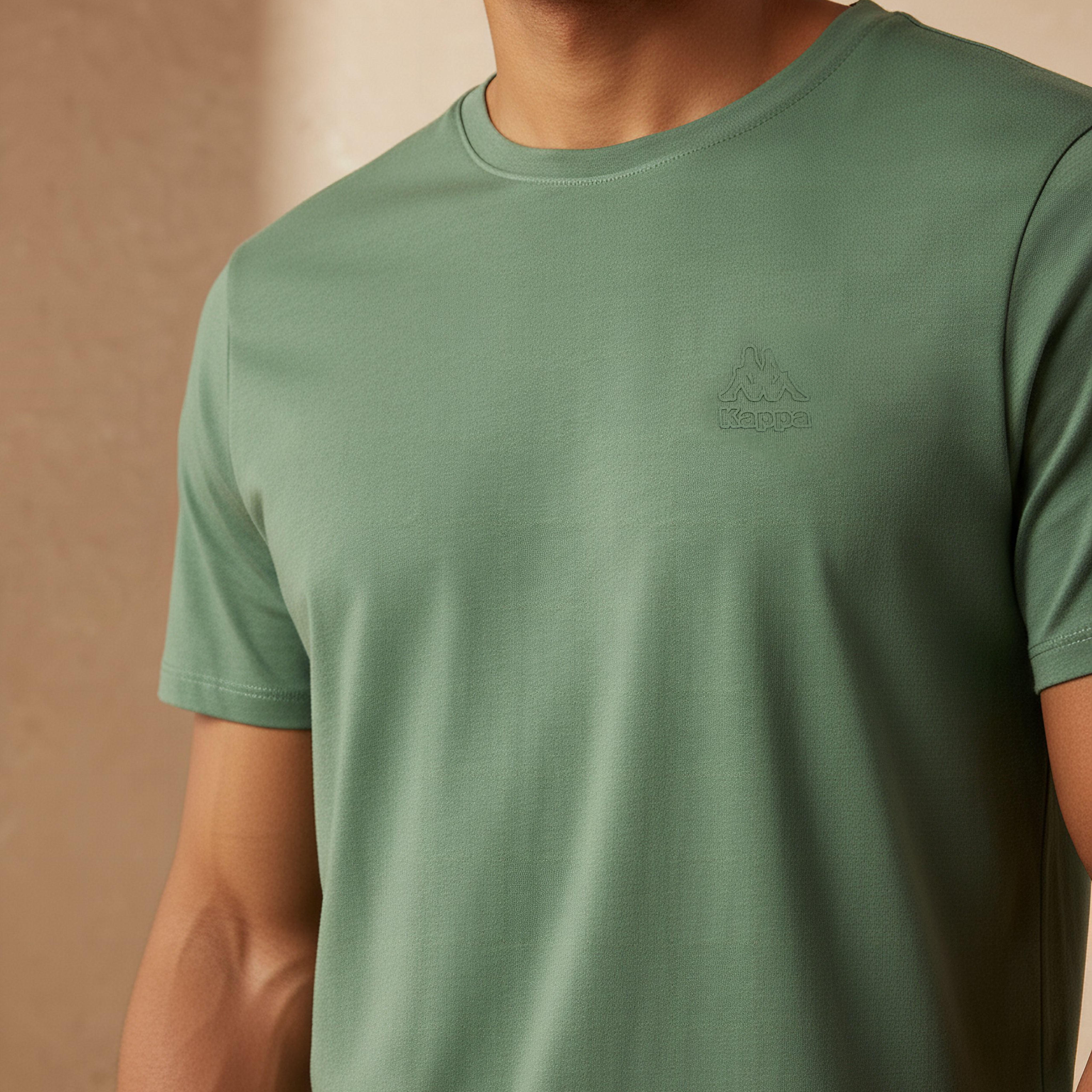 Kappa Men Logo Print T-shirt-men-clothing-sportswearandactivewear-tshirtsandpolos-image-4