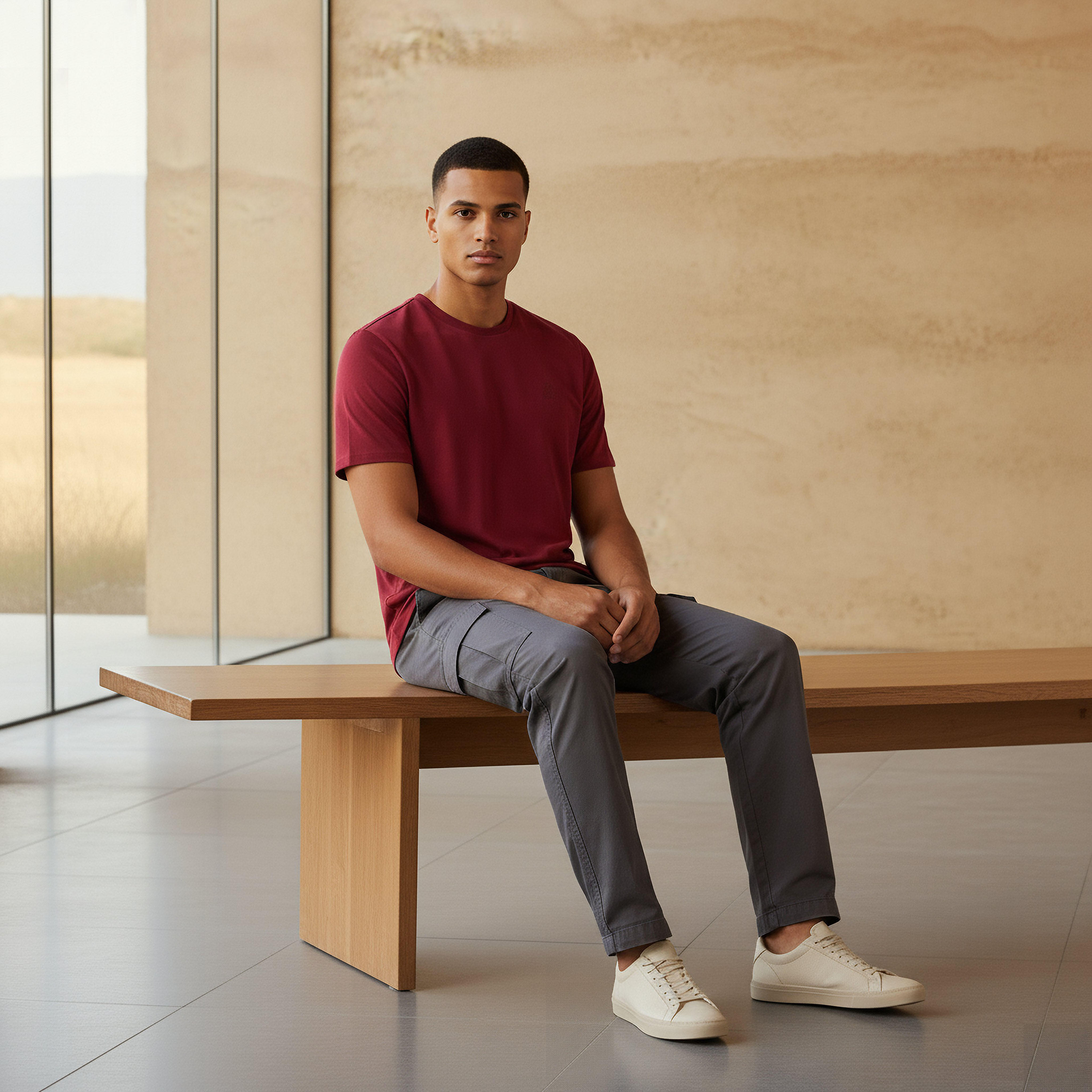تيشيرت بطبعات الشعار للرجال من كابا-men-clothing-sportswearandactivewear-tshirtsandpolos-image-5