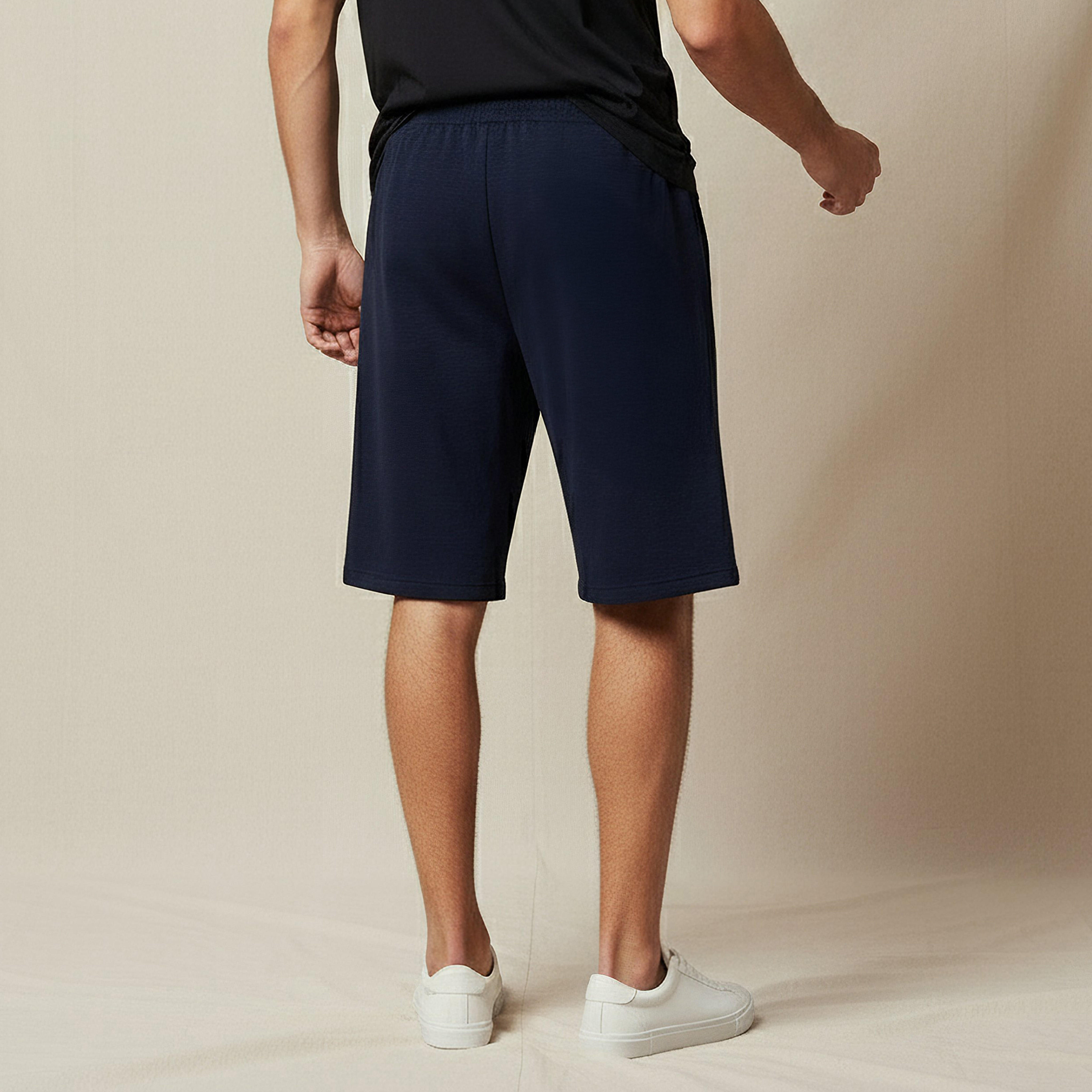 Kappa Non Stretchable Regular Fit Shorts with Pockets-men-clothing-bottoms-shorts-image-4