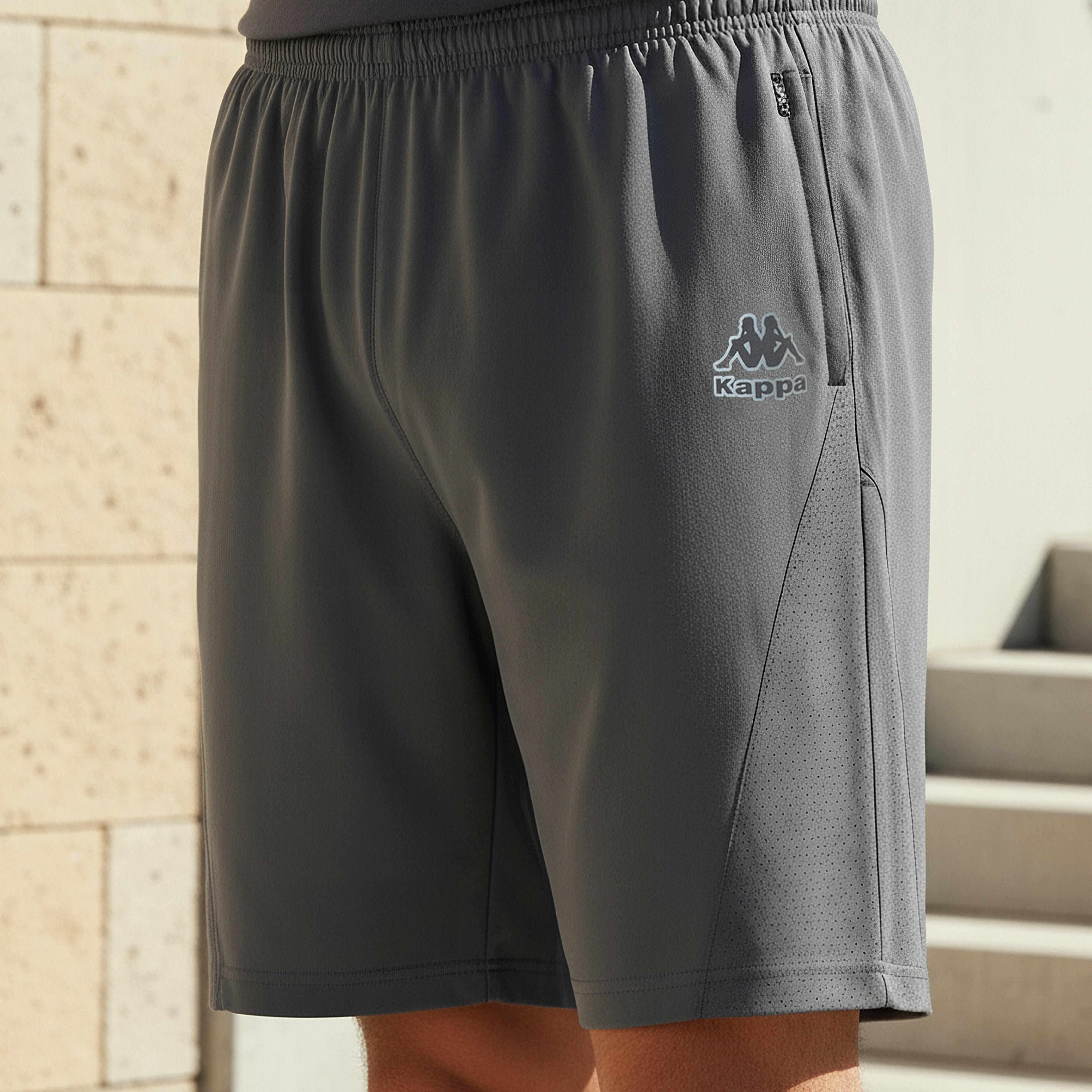 شورت بقصة عادية وشريط شبكي من كابا-men-clothing-bottoms-shorts-image-2