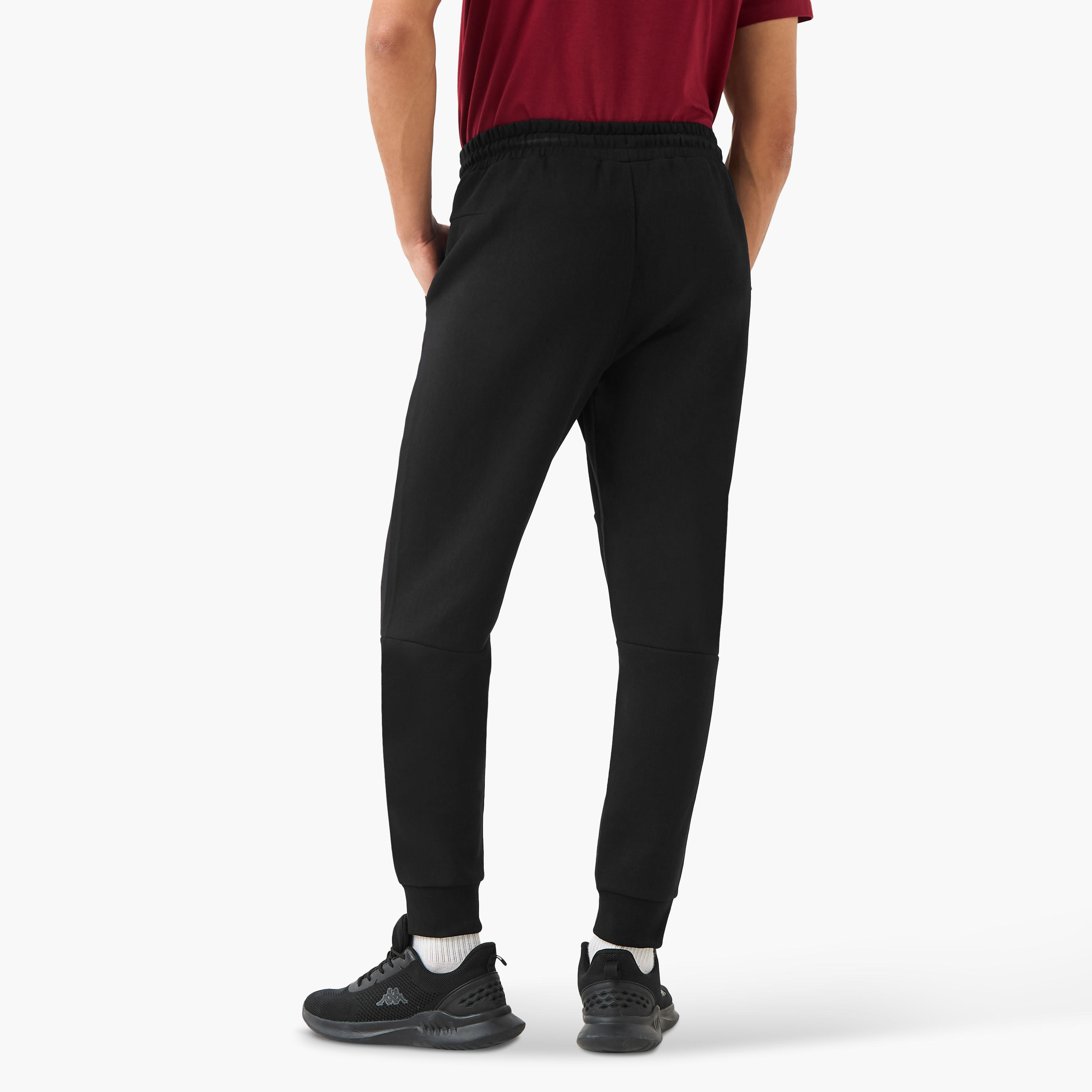 Kappa Men Heat Sealed Zipper Joggers-men-clothing-sportswearandactivewear-bottoms-joggers-image-4
