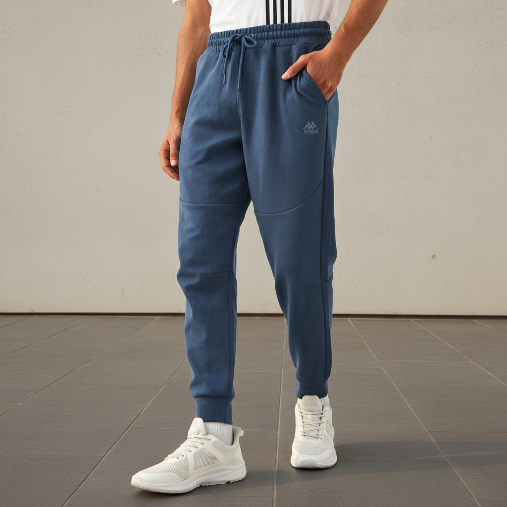 Kappa Men Heat Sealed Zipper Joggers-men-clothing-sportswearandactivewear-bottoms-joggers-image-1