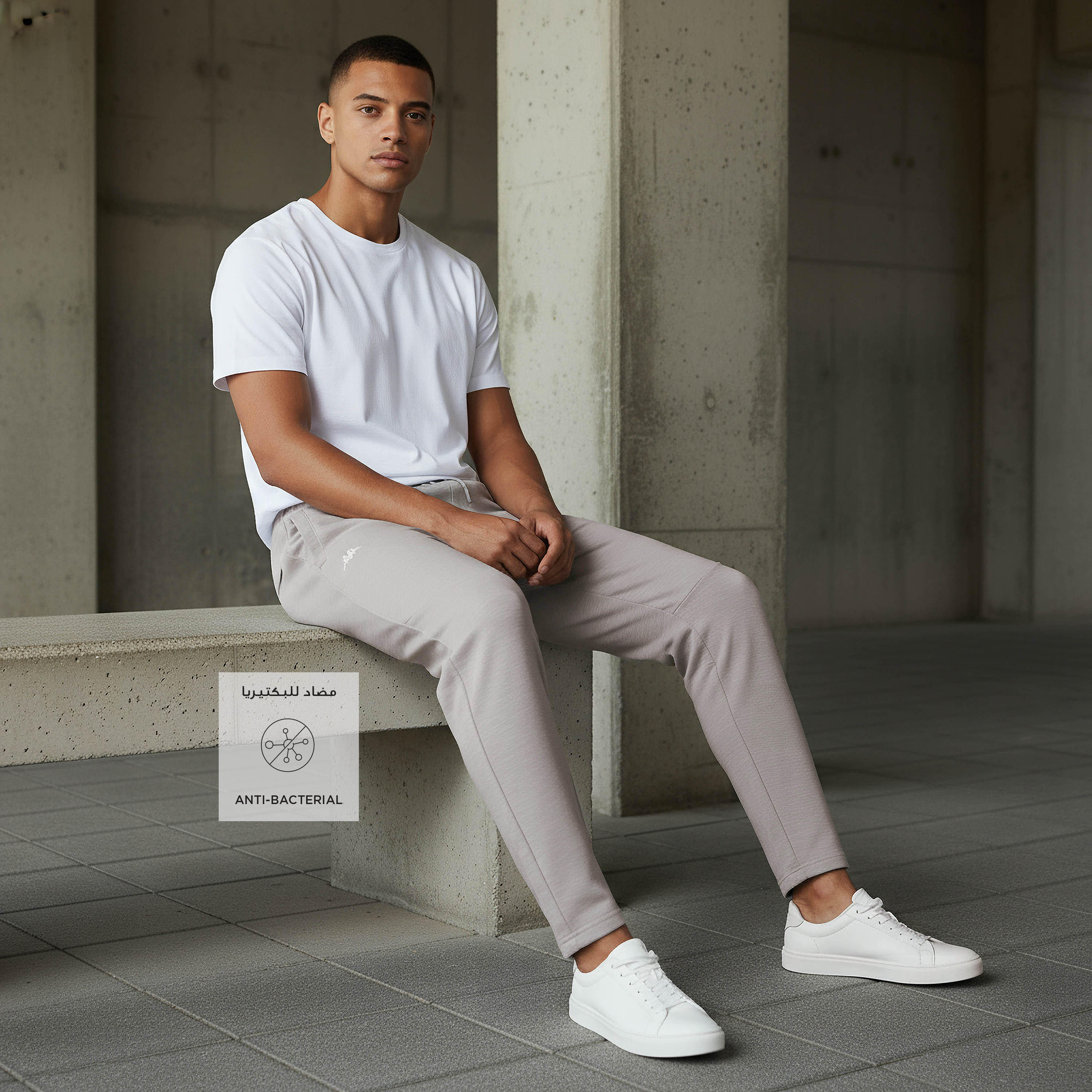 بنطلون رياضي بألواح للرجال من كابا-men-clothing-sportswearandactivewear-tracksuits-image-2