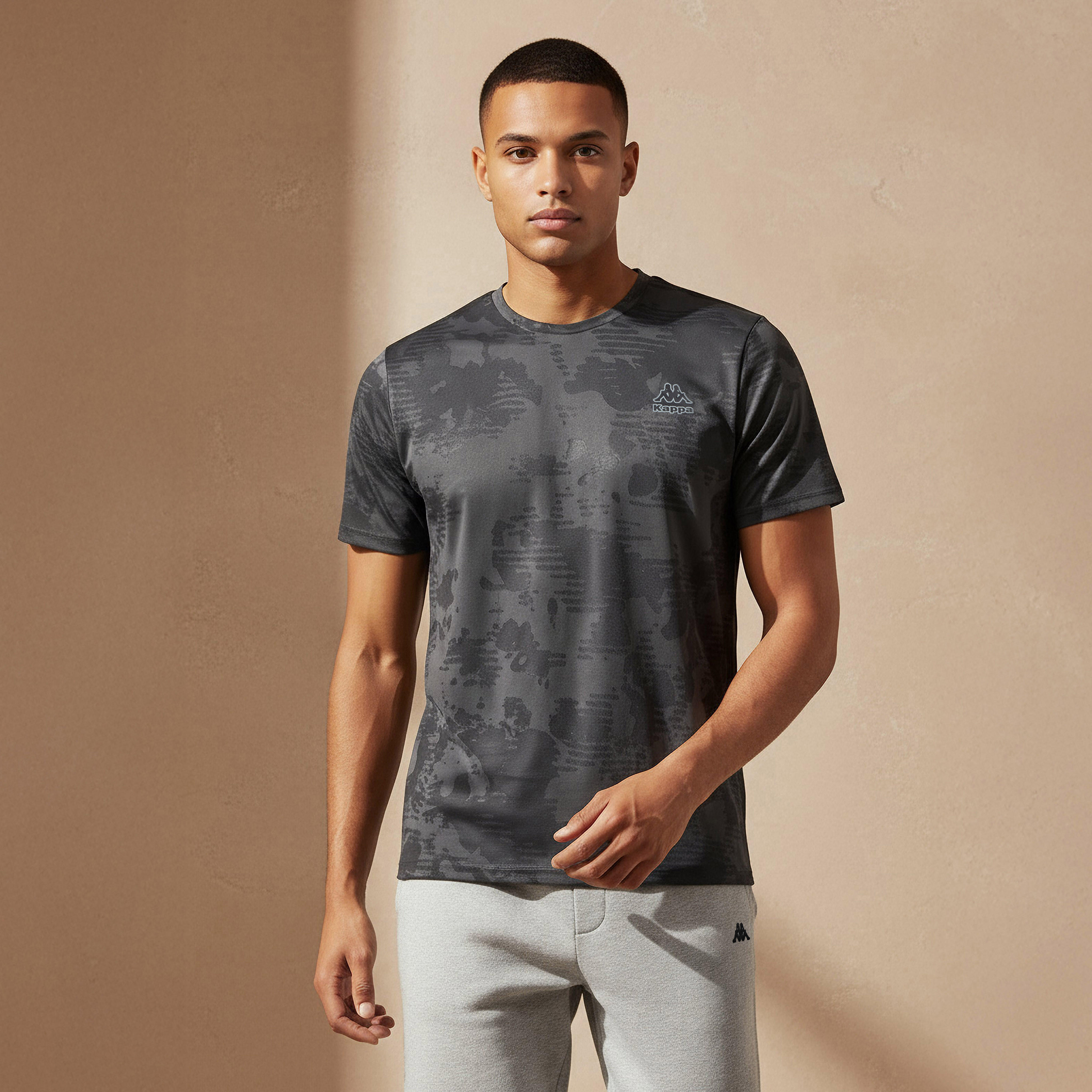 Kappa Men Printed Performance T-shirt-men-clothing-sportswearandactivewear-tshirtsandpolos-image-1
