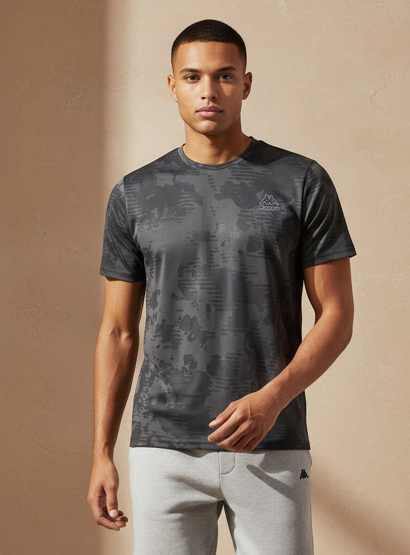 Kappa Men Printed Performance T-shirt-men-clothing-sportswearandactivewear-tshirtsandpolos-image-1