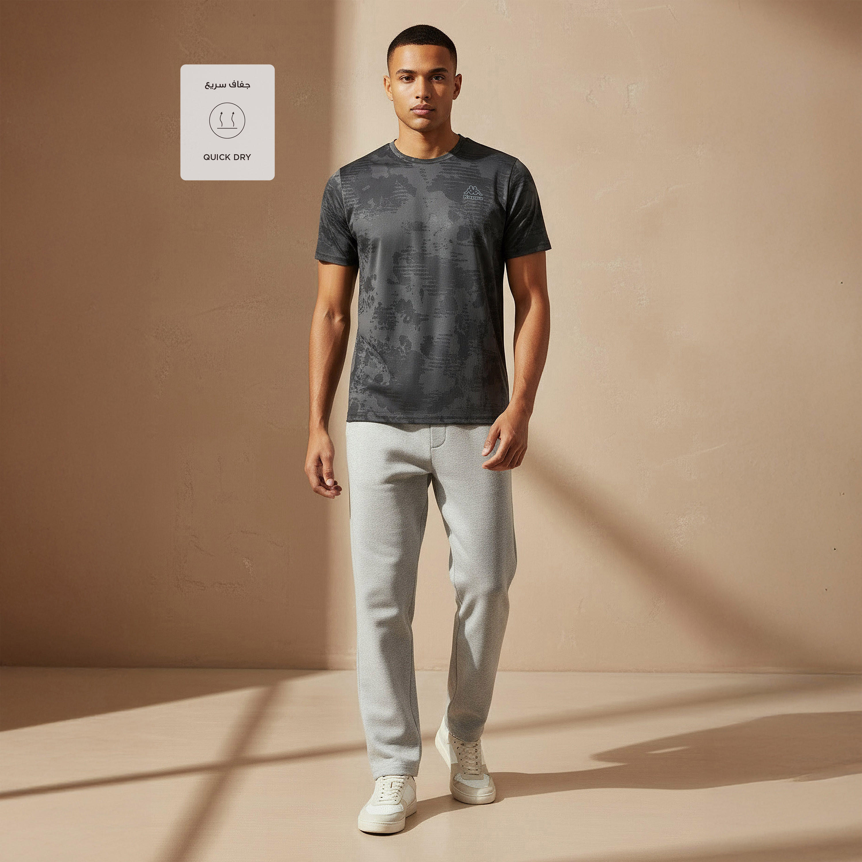 Kappa Men Printed Performance T-shirt-men-clothing-sportswearandactivewear-tshirtsandpolos-image-2