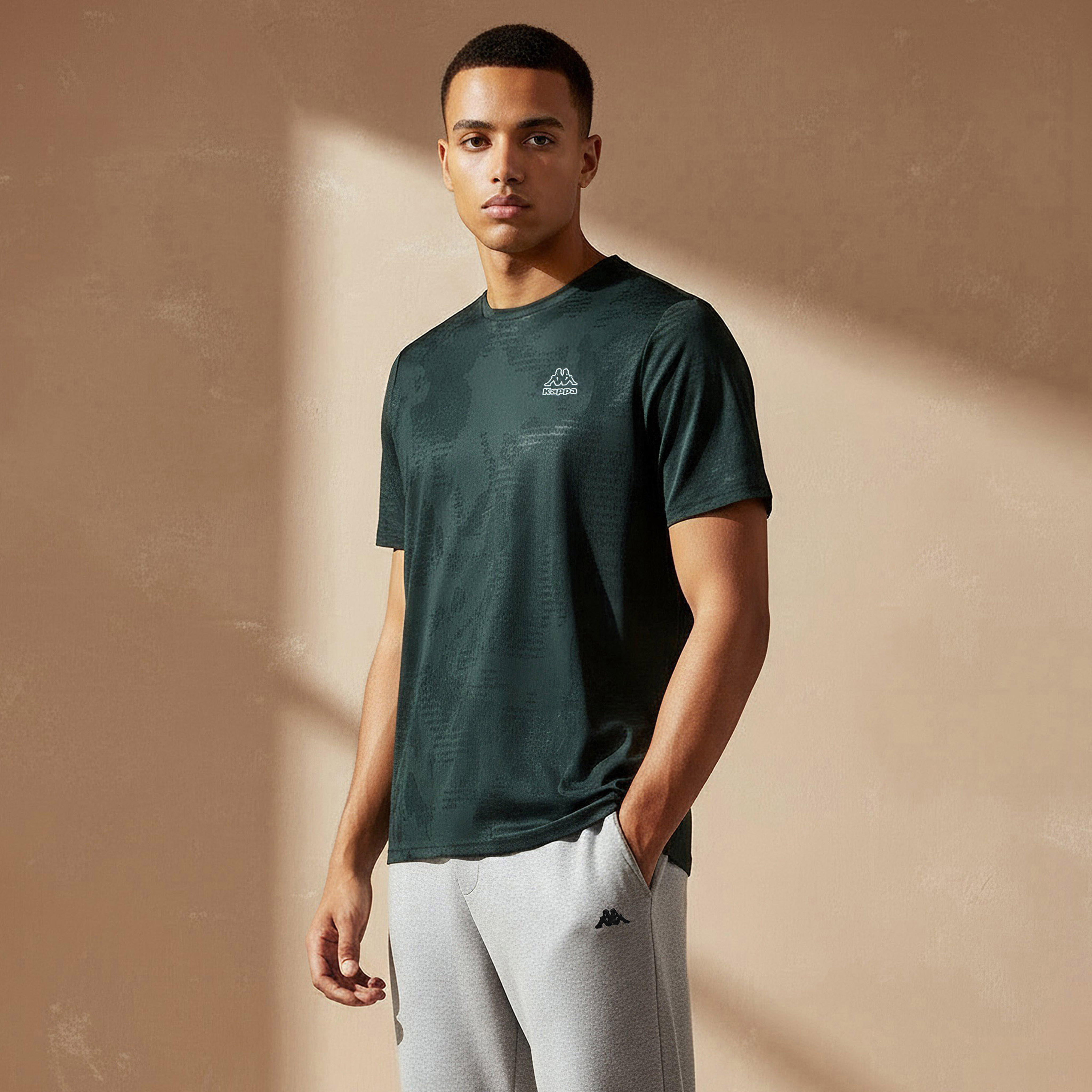 Kappa Men Printed Performance T-shirt-men-clothing-sportswearandactivewear-tshirtsandpolos-image-1