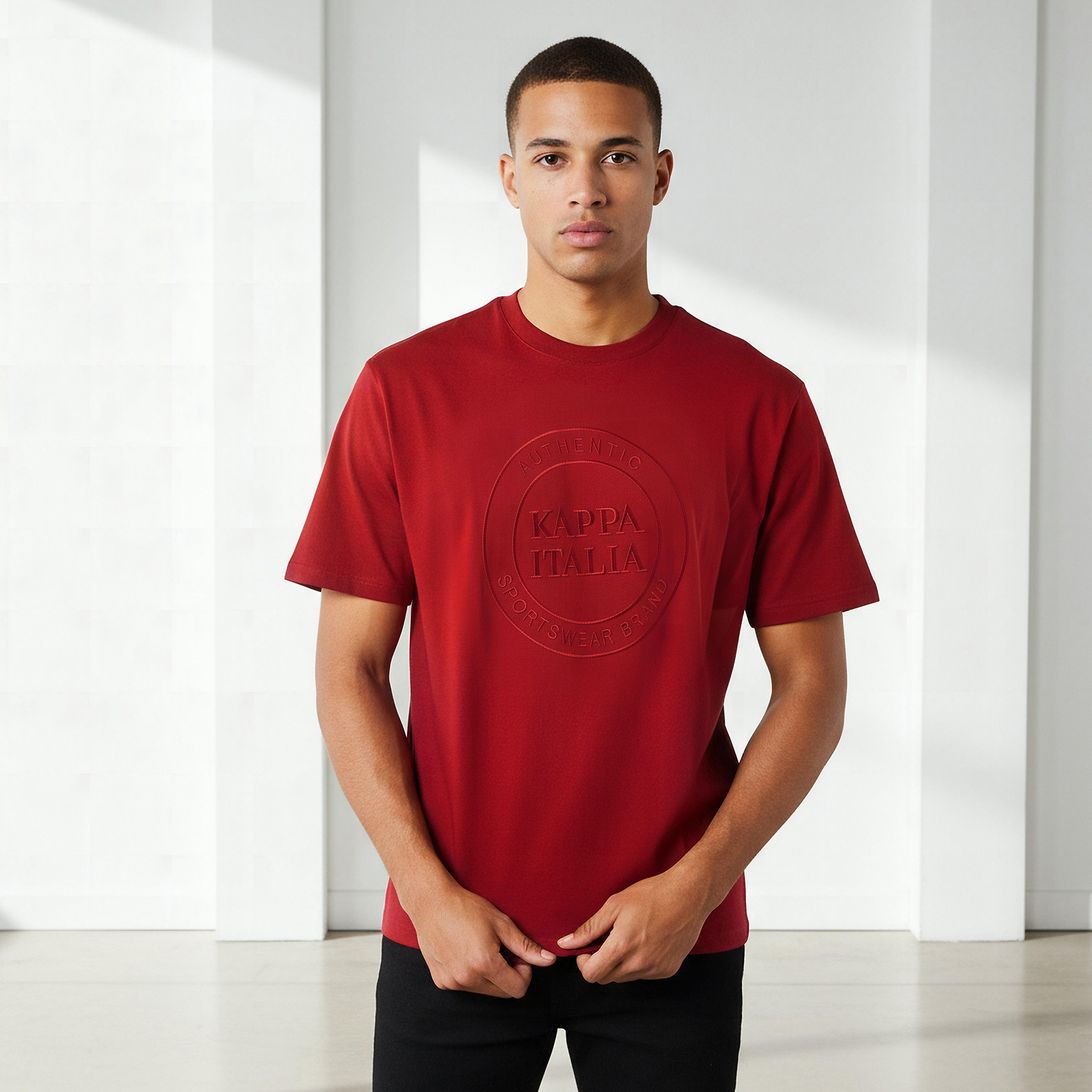 Kappa Men Logo Embroidered T-shirt-men-clothing-sportswearandactivewear-tshirtsandpolos-image-1