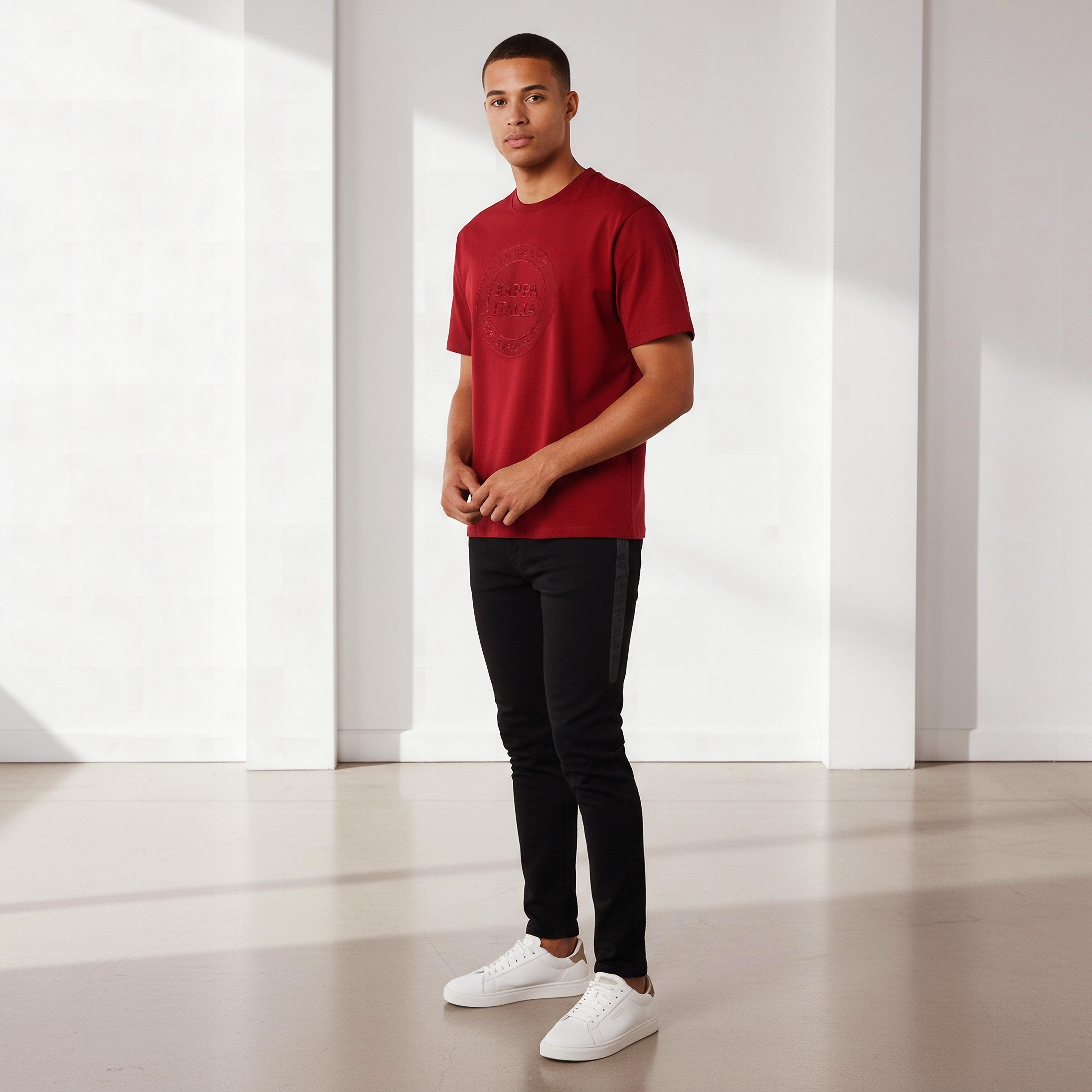 Kappa Men Logo Embroidered T-shirt-men-clothing-sportswearandactivewear-tshirtsandpolos-image-2