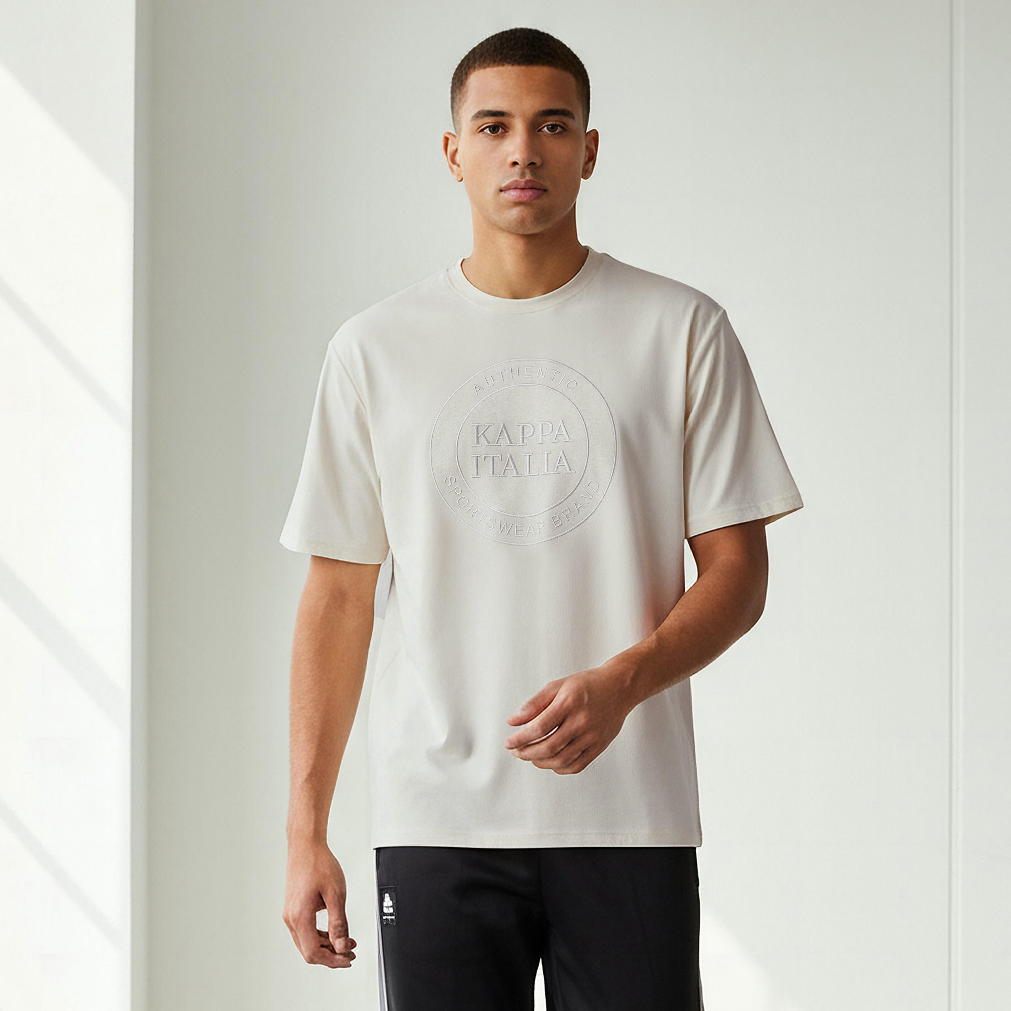 Kappa Men Logo Embroidered T-shirt-men-clothing-sportswearandactivewear-tshirtsandpolos-image-1