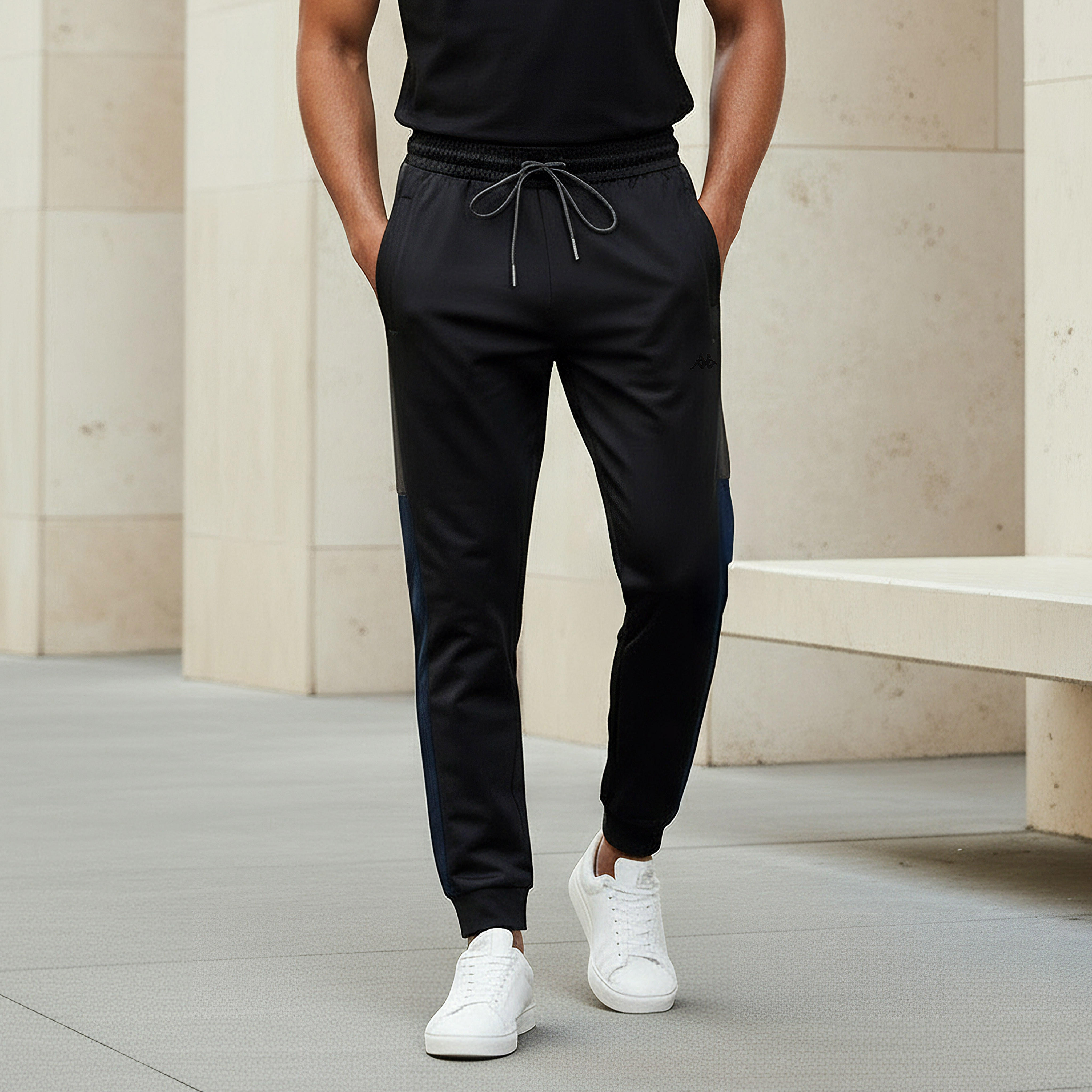 بنطلون جوغر بتصميم قوالب ملونة للرجال من كابا-men-clothing-sportswearandactivewear-bottoms-joggers-image-5
