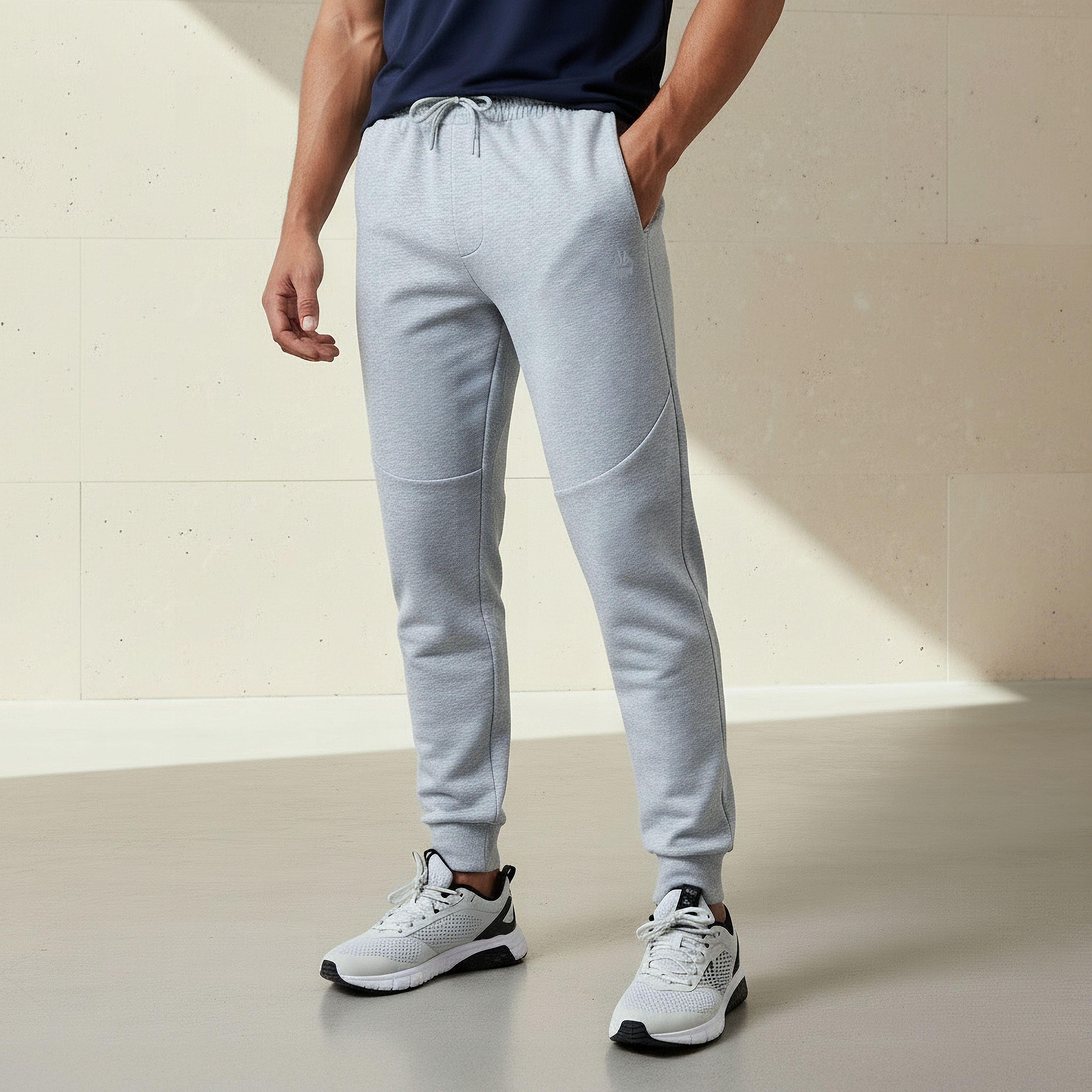 Kappa Men Drawstring Waist Joggers-men-clothing-sportswearandactivewear-bottoms-joggers-image-1
