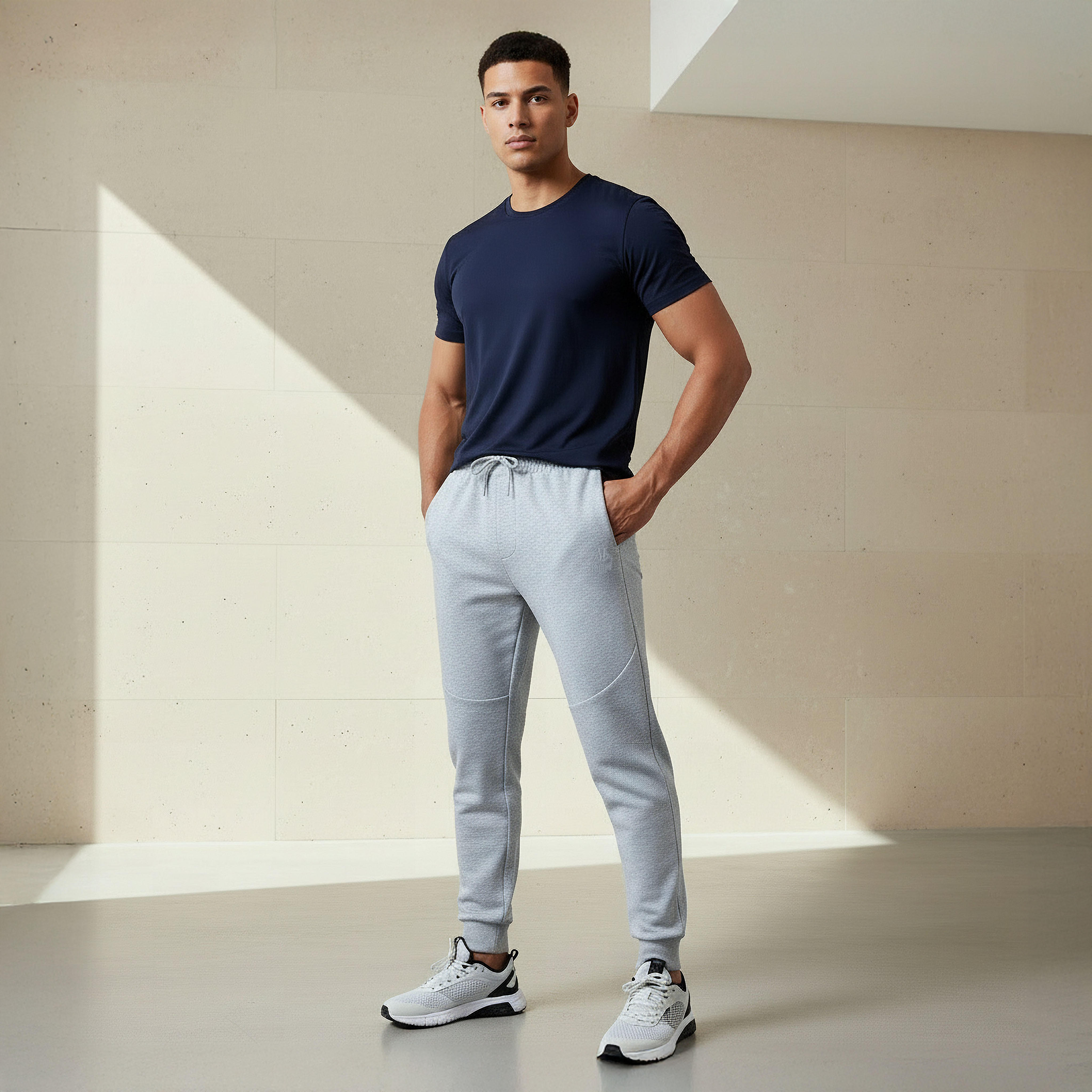 بنطلون رياضي برباط خصر للرجال من كابا-men-clothing-sportswearandactivewear-bottoms-joggers-image-5