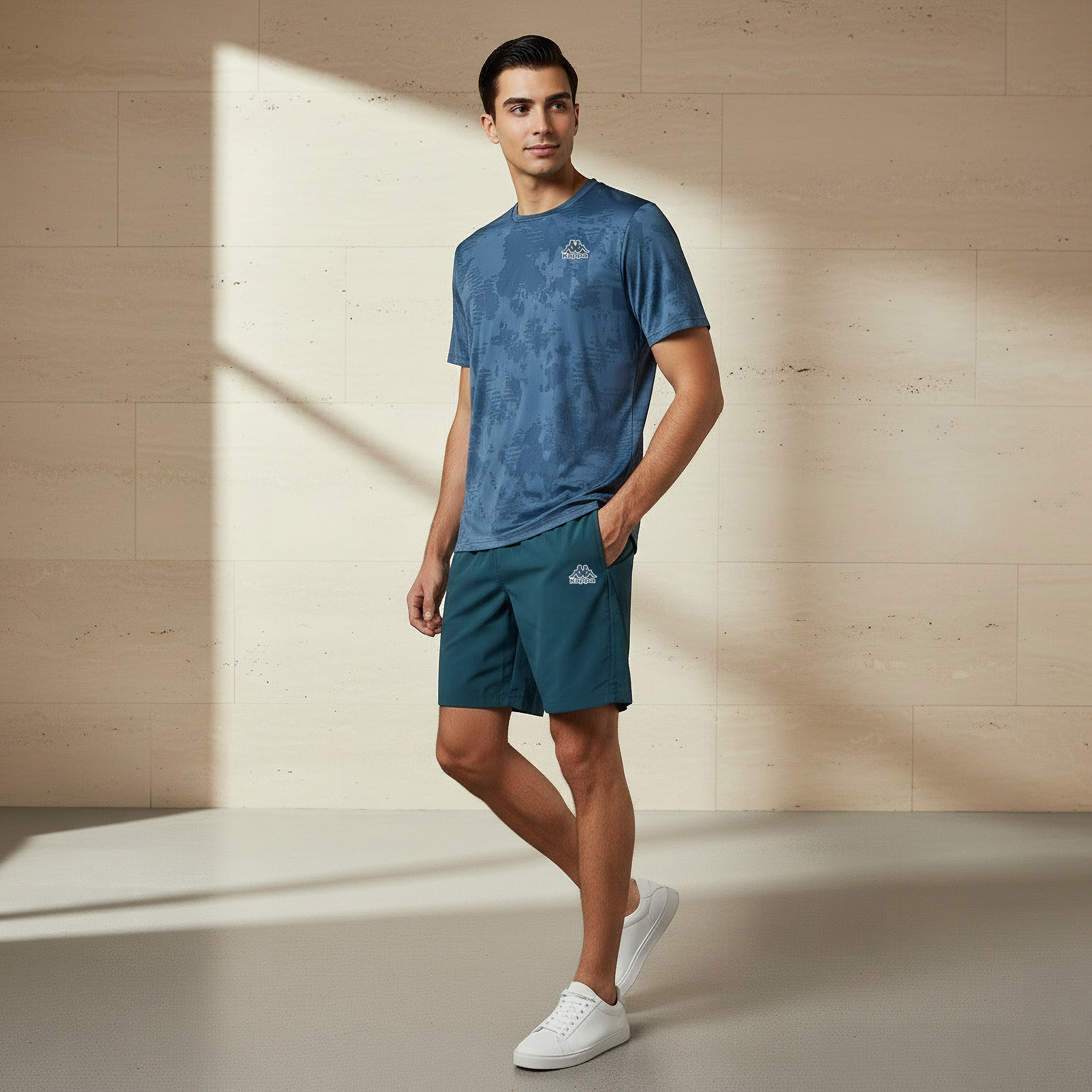Kappa Men Performance Textured T-shirt-men-clothing-sportswearandactivewear-tshirtsandpolos-image-2