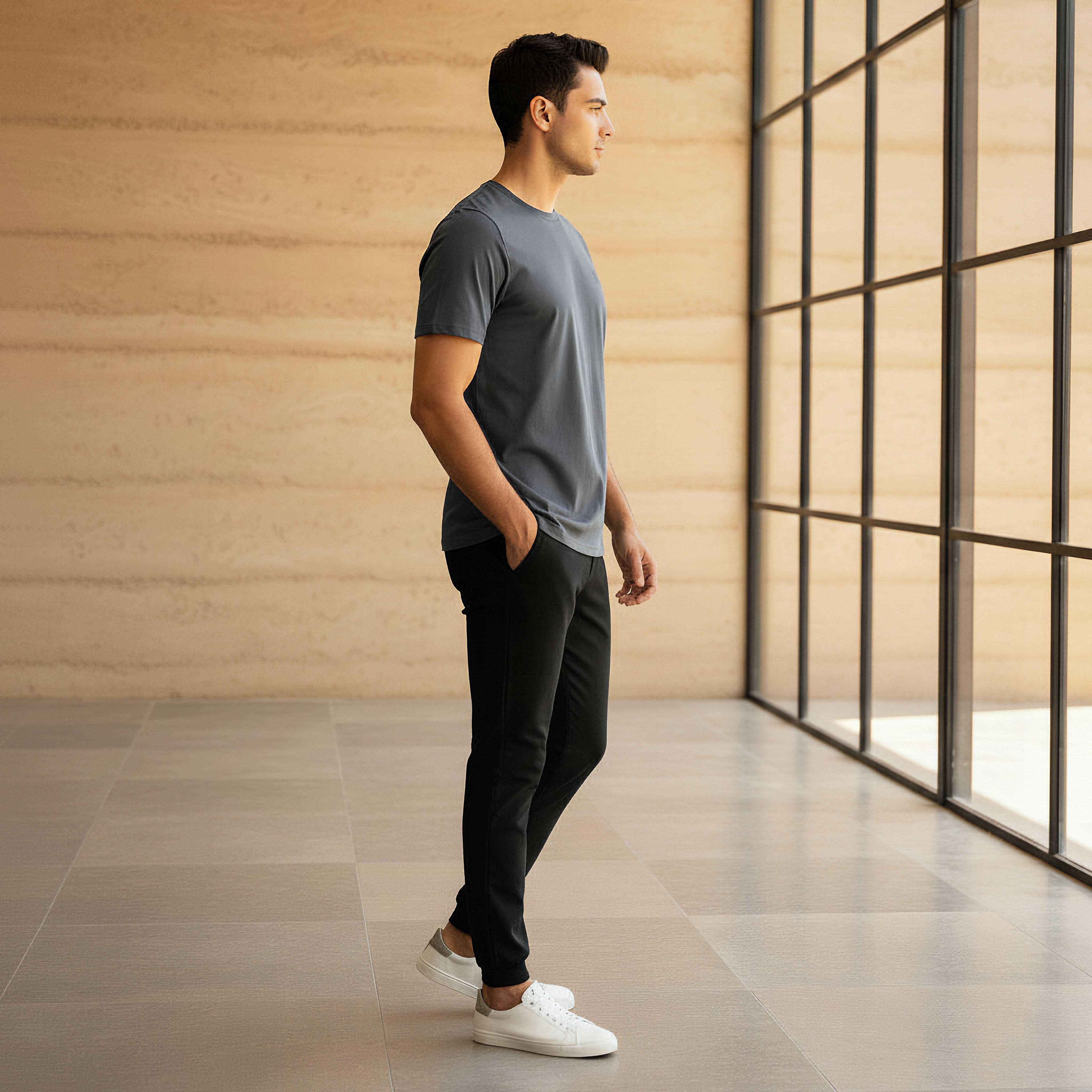 Kappa Men Logo Print T-shirt-men-clothing-sportswearandactivewear-tshirtsandpolos-image-2