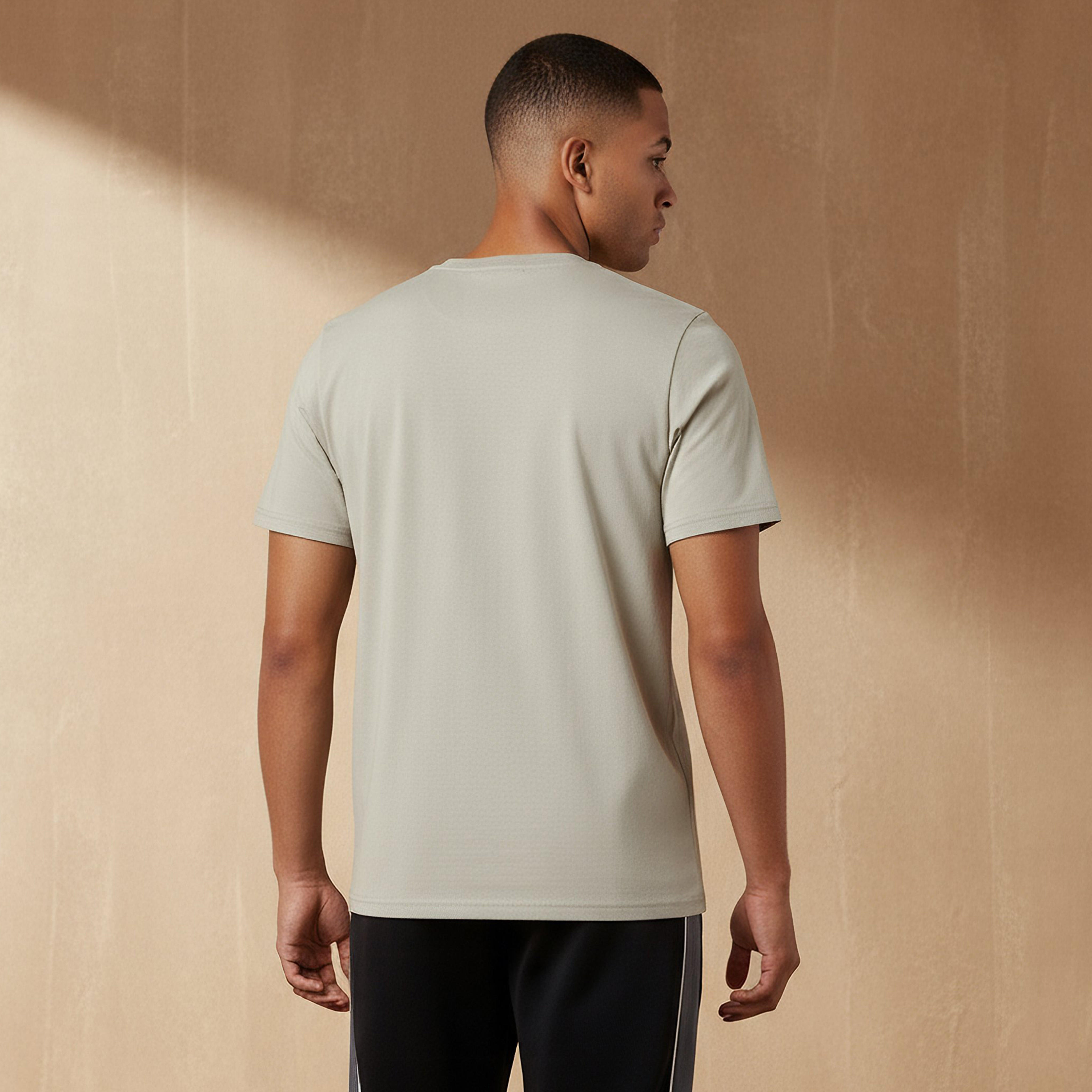 Kappa Men Logo Print T-shirt-men-clothing-sportswearandactivewear-tshirtsandpolos-image-3