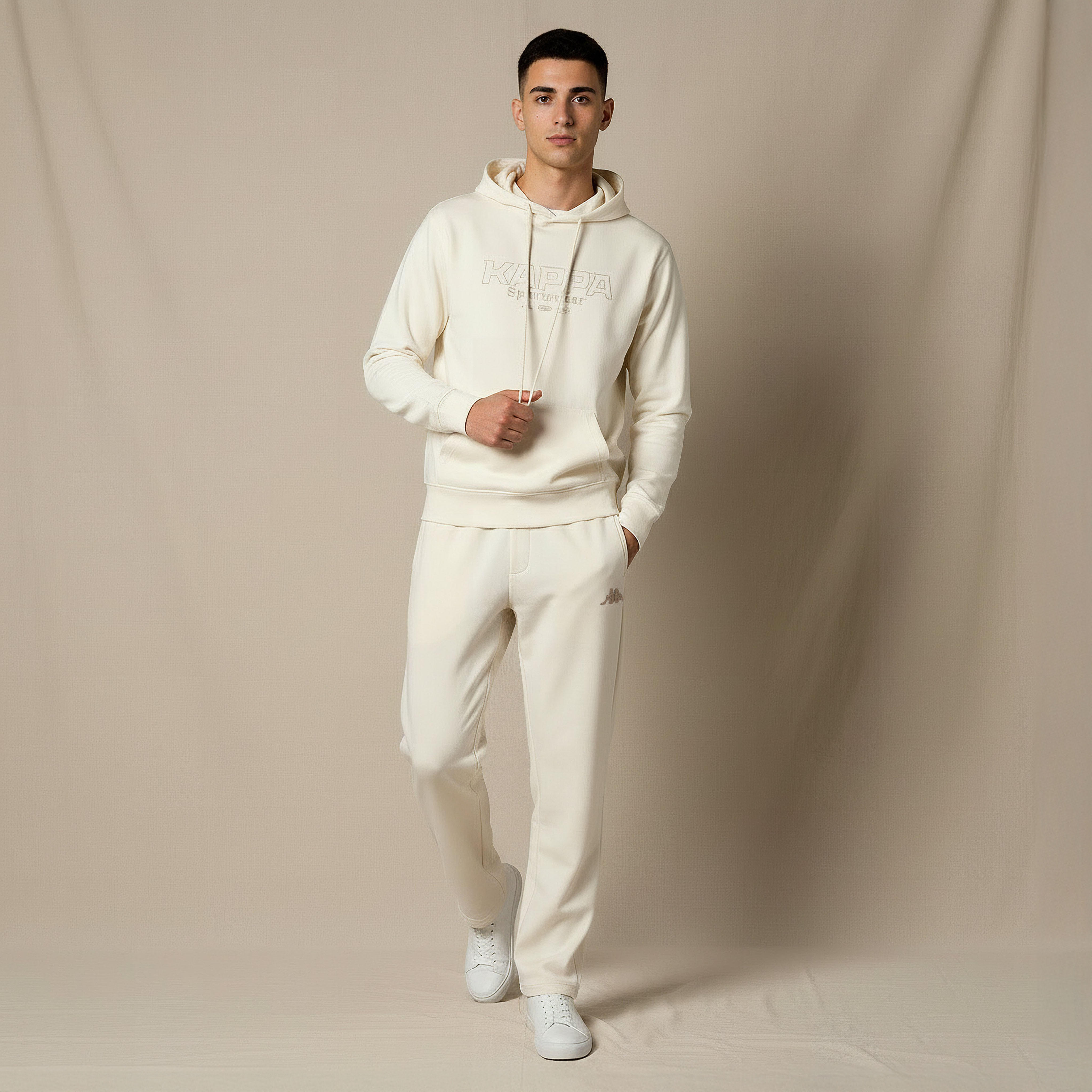 Kappa Men Relaxed Fit Joggers with Pockets-men-clothing-sportswearandactivewear-bottoms-joggers-image-2