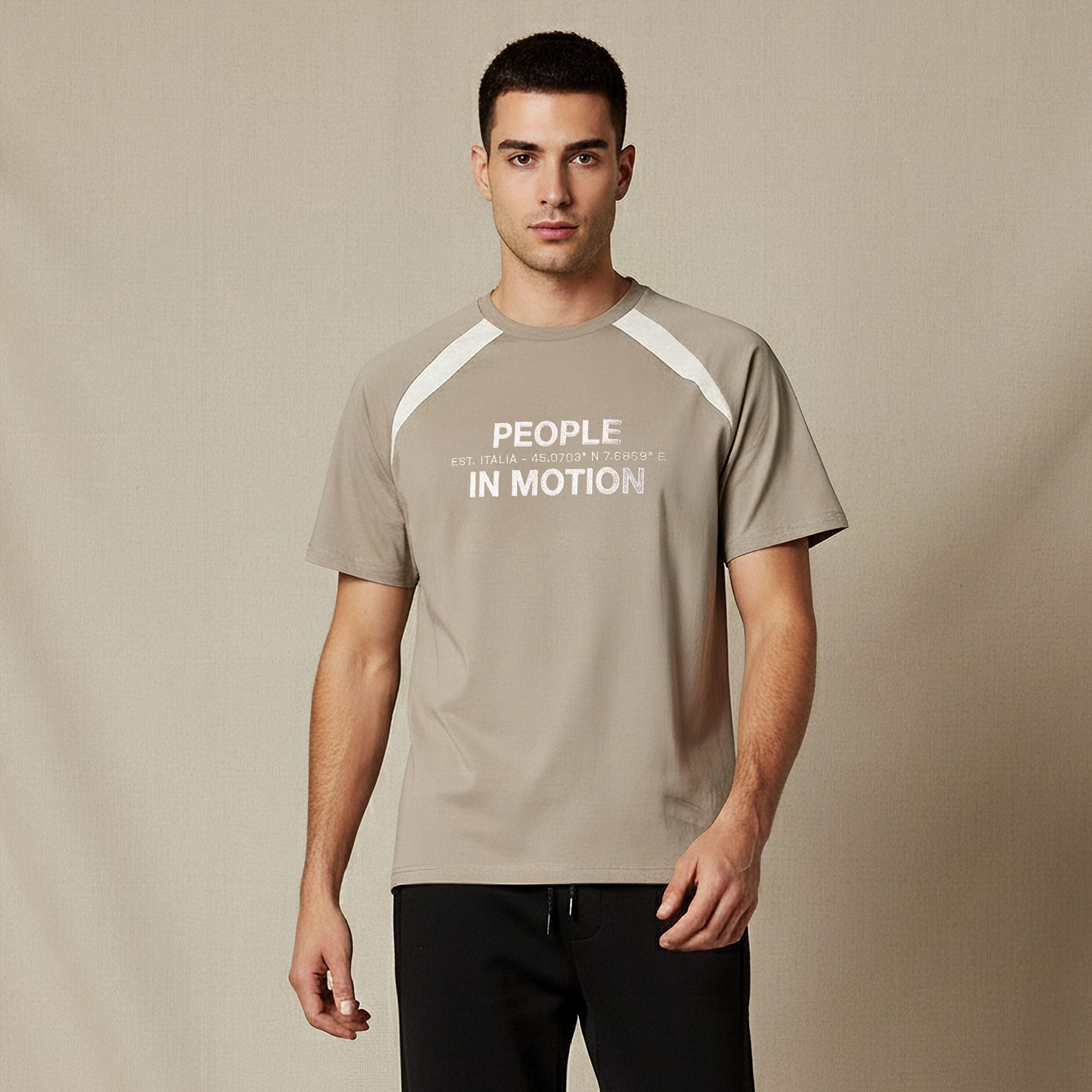 Kappa Men Brush Print T-shirt-men-clothing-sportswearandactivewear-tshirtsandpolos-image-1