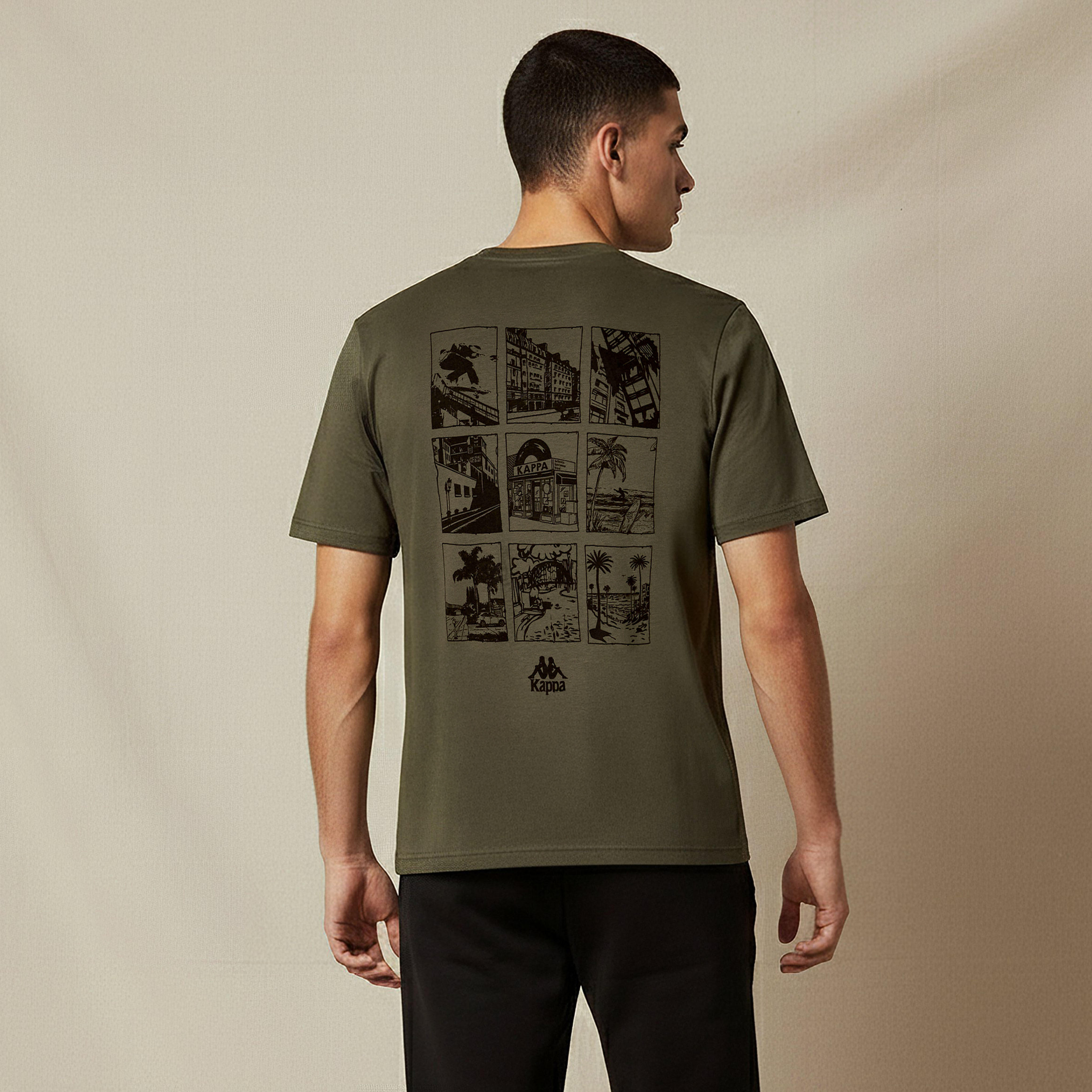 تيشيرت رجالي بطبعات شعار من كابا-men-clothing-sportswearandactivewear-tshirtsandpolos-image-2