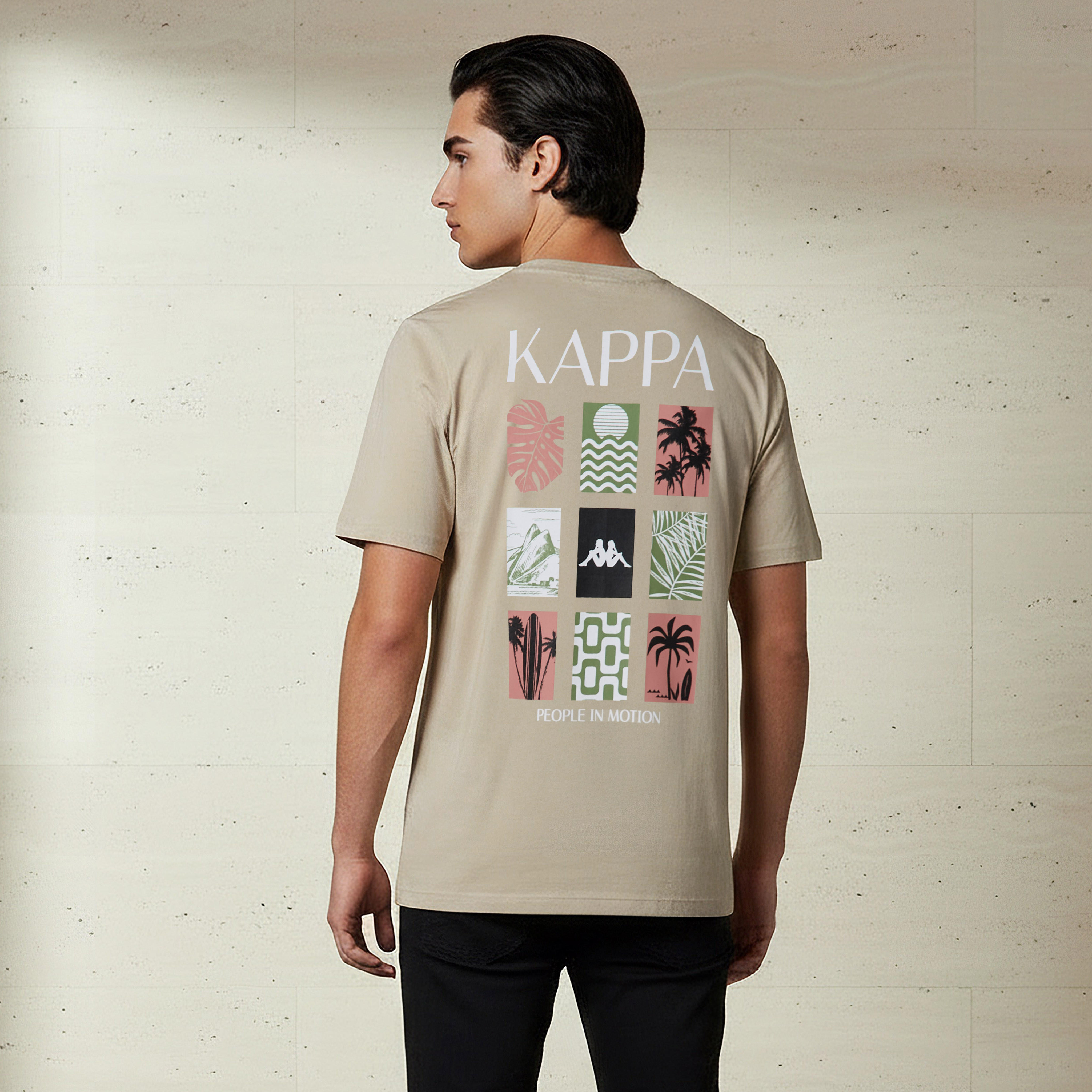 Kappa Men Logo Print T-shirt-men-clothing-sportswearandactivewear-tshirtsandpolos-image-3