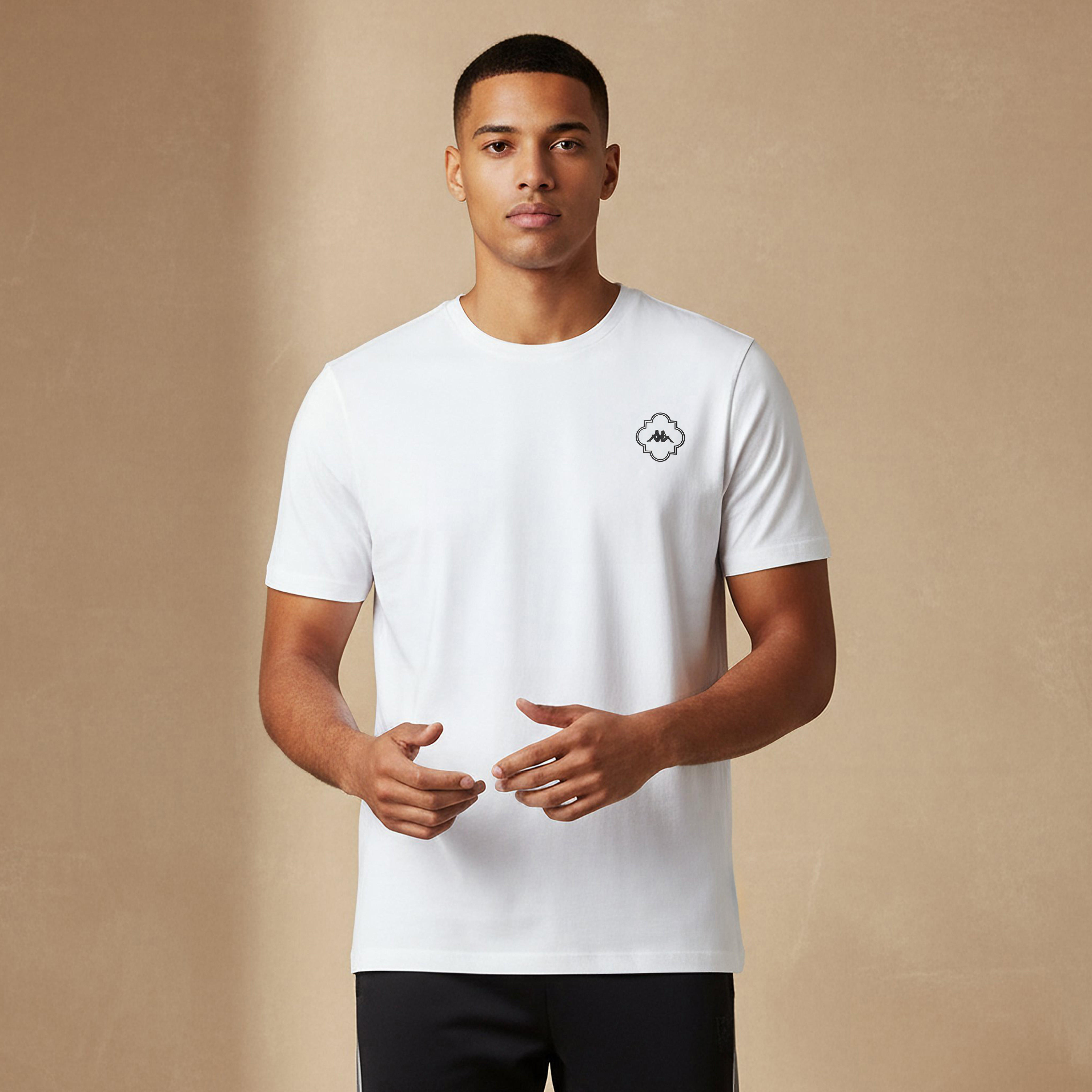 تيشيرت رجالي بطبعات شعار من كابا-men-clothing-sportswearandactivewear-tshirtsandpolos-image-1
