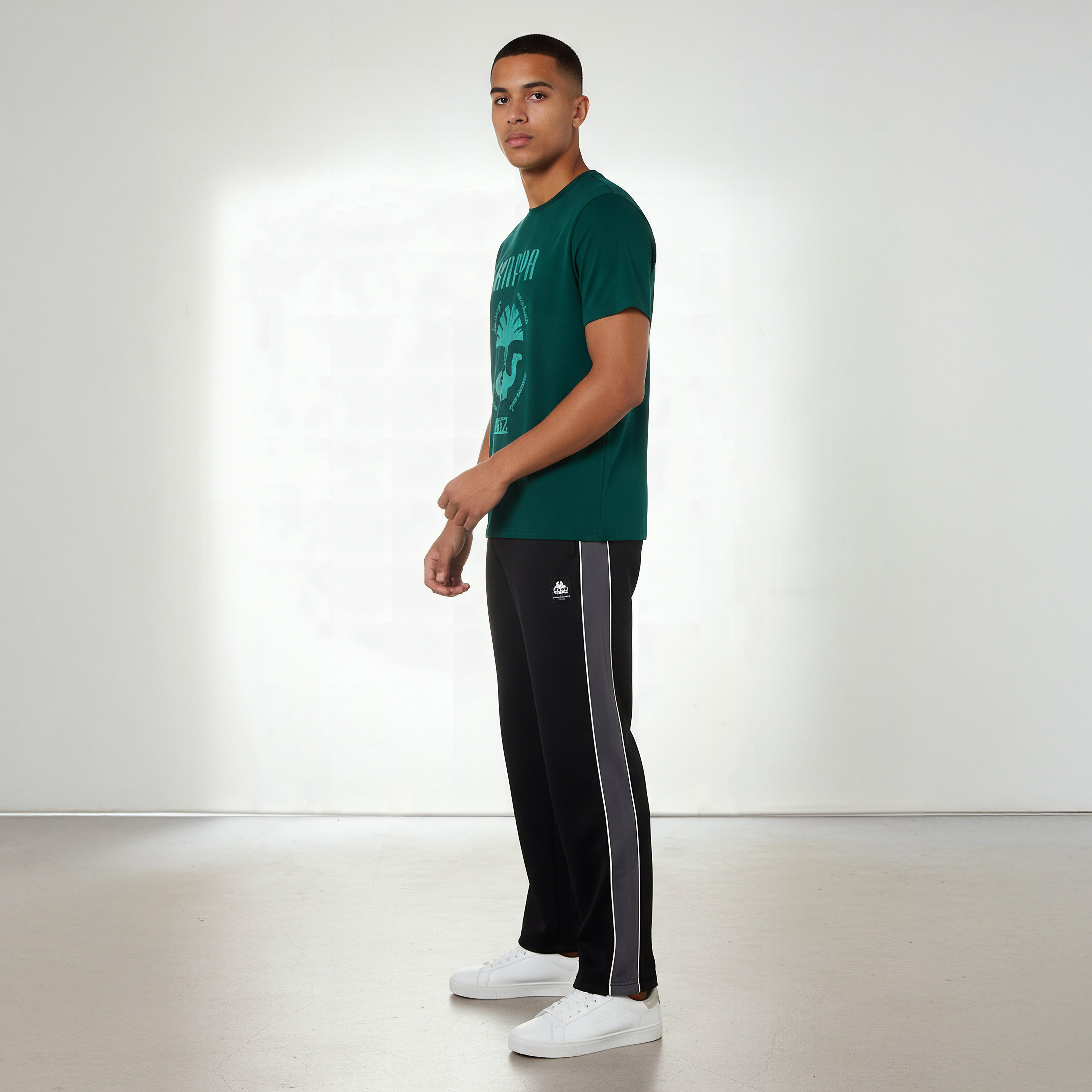 Kappa Men Logo Print T-shirt-men-clothing-sportswearandactivewear-tshirtsandpolos-image-2
