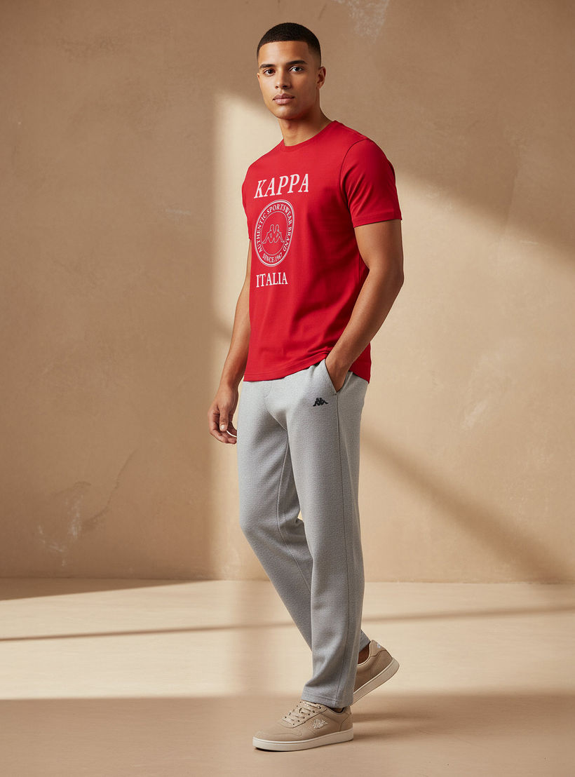 Kappa Men Logo Print T-shirt-men-clothing-sportswearandactivewear-tshirtsandpolos-image-2