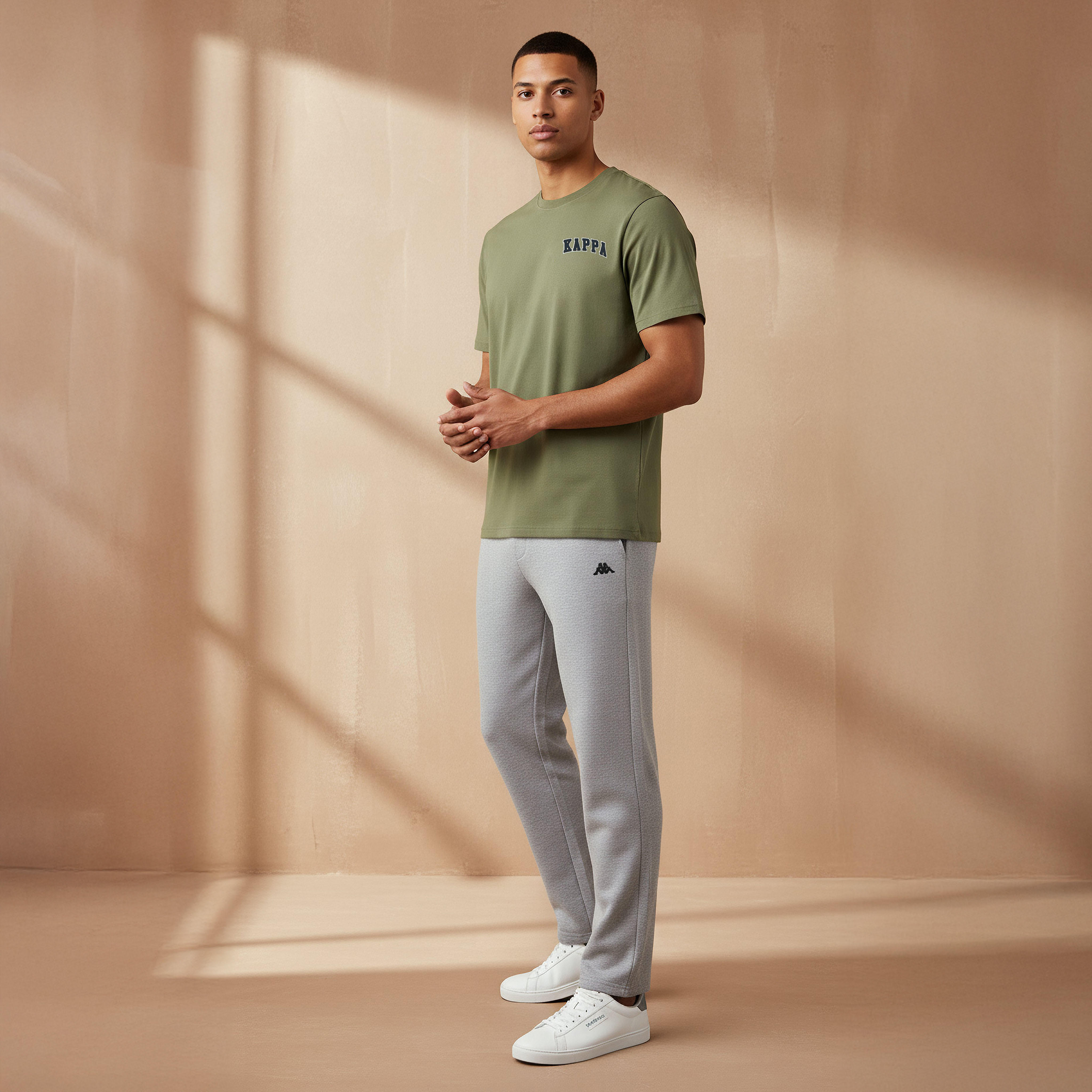 Kappa Men Logo Print T-shirt-men-clothing-sportswearandactivewear-tshirtsandpolos-image-2