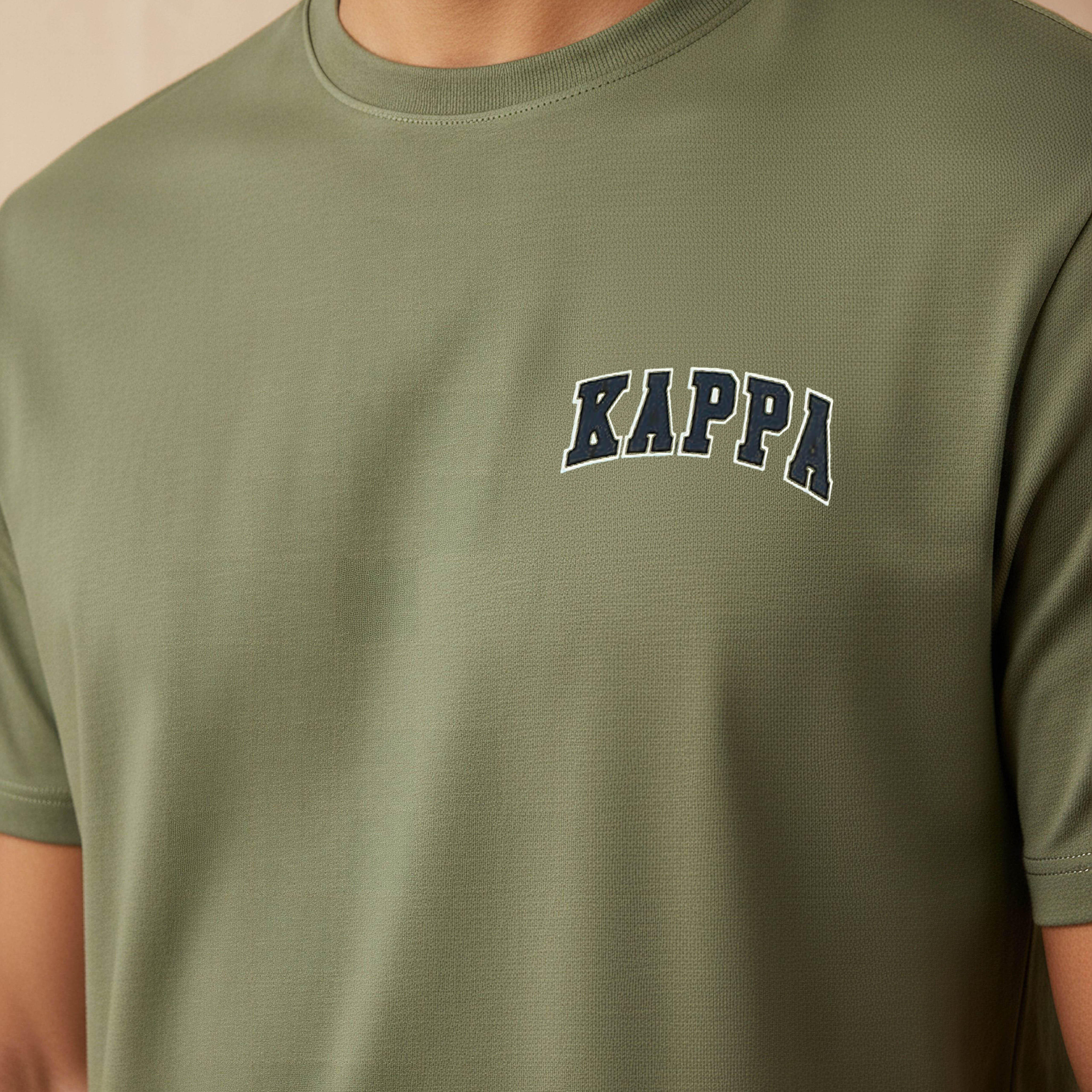 Kappa Men Logo Print T-shirt-men-clothing-sportswearandactivewear-tshirtsandpolos-image-4