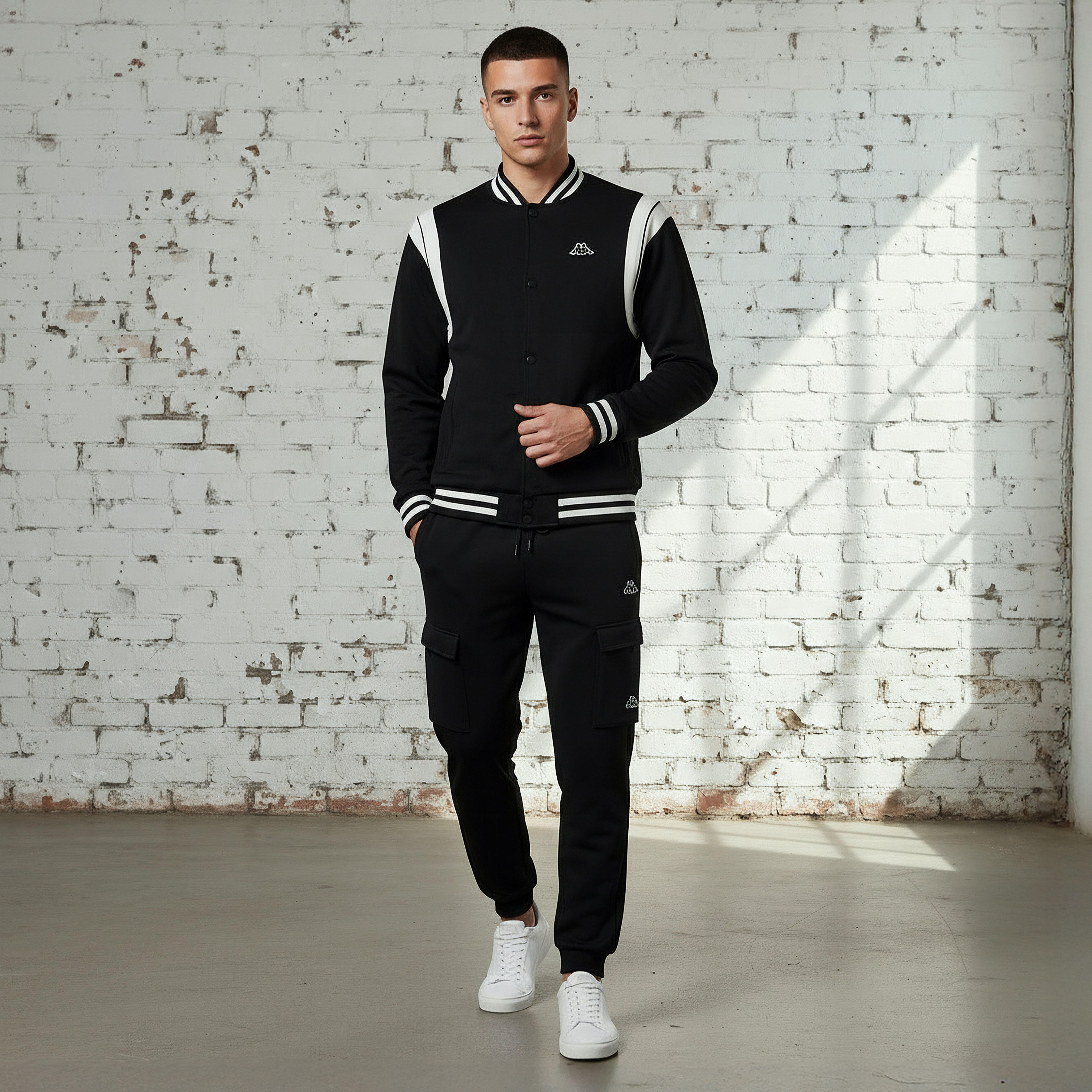 Kappa Men Colourblock Varsity Jacket-men-clothing-jacketsandblazers-jackets-image-2