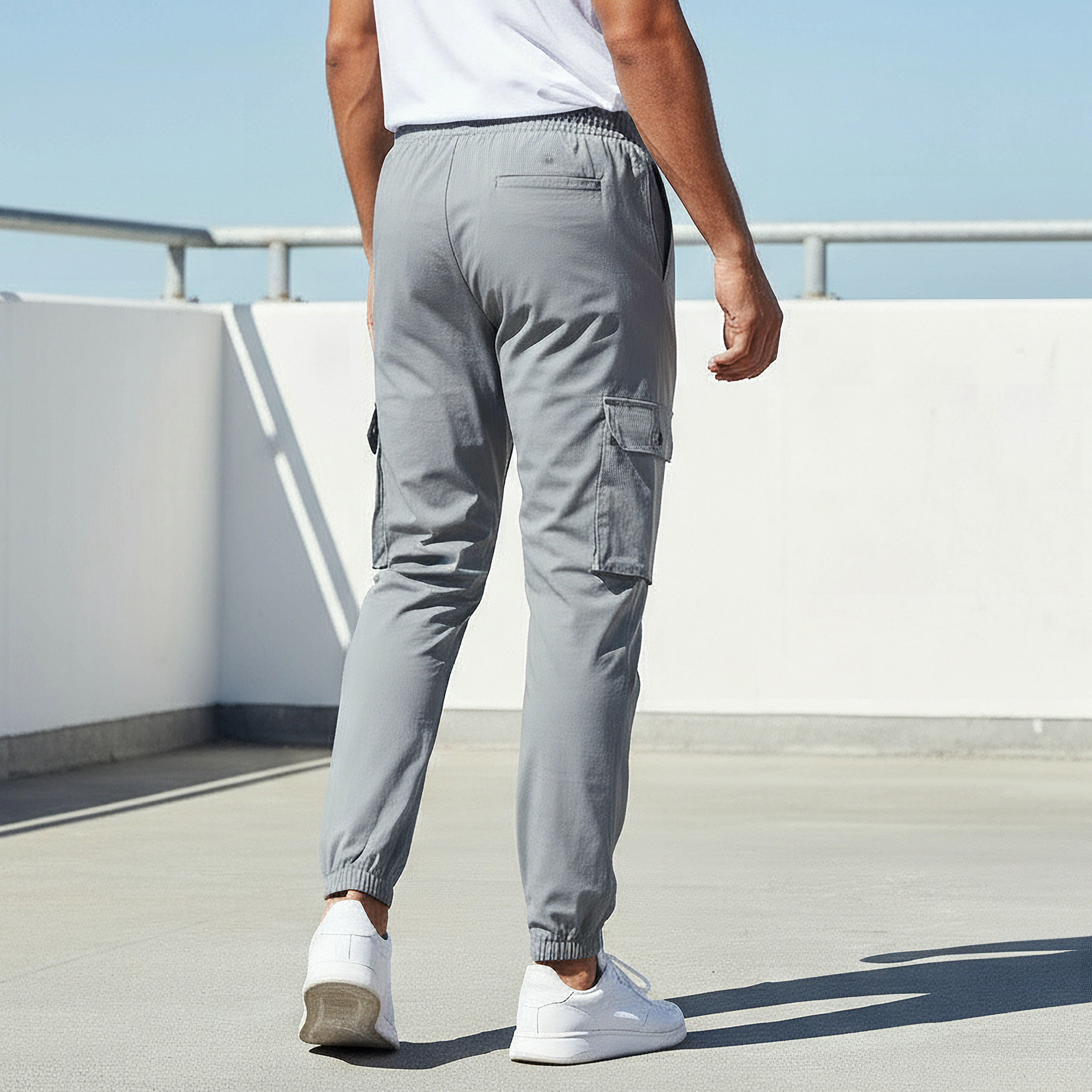 Love Pangolin Men Cargo Joggers with Pockets-men-clothing-sportswearandactivewear-tracksuits-image-3