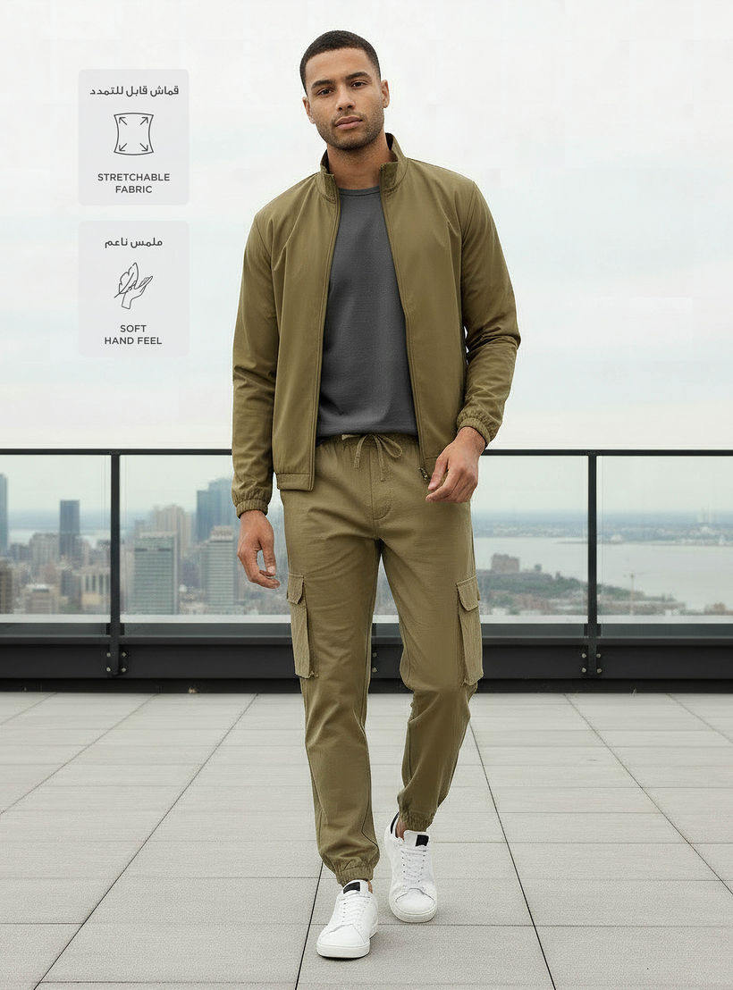 Love Pangolin Men Cargo Joggers with Pockets-men-clothing-sportswearandactivewear-tracksuits-image-2