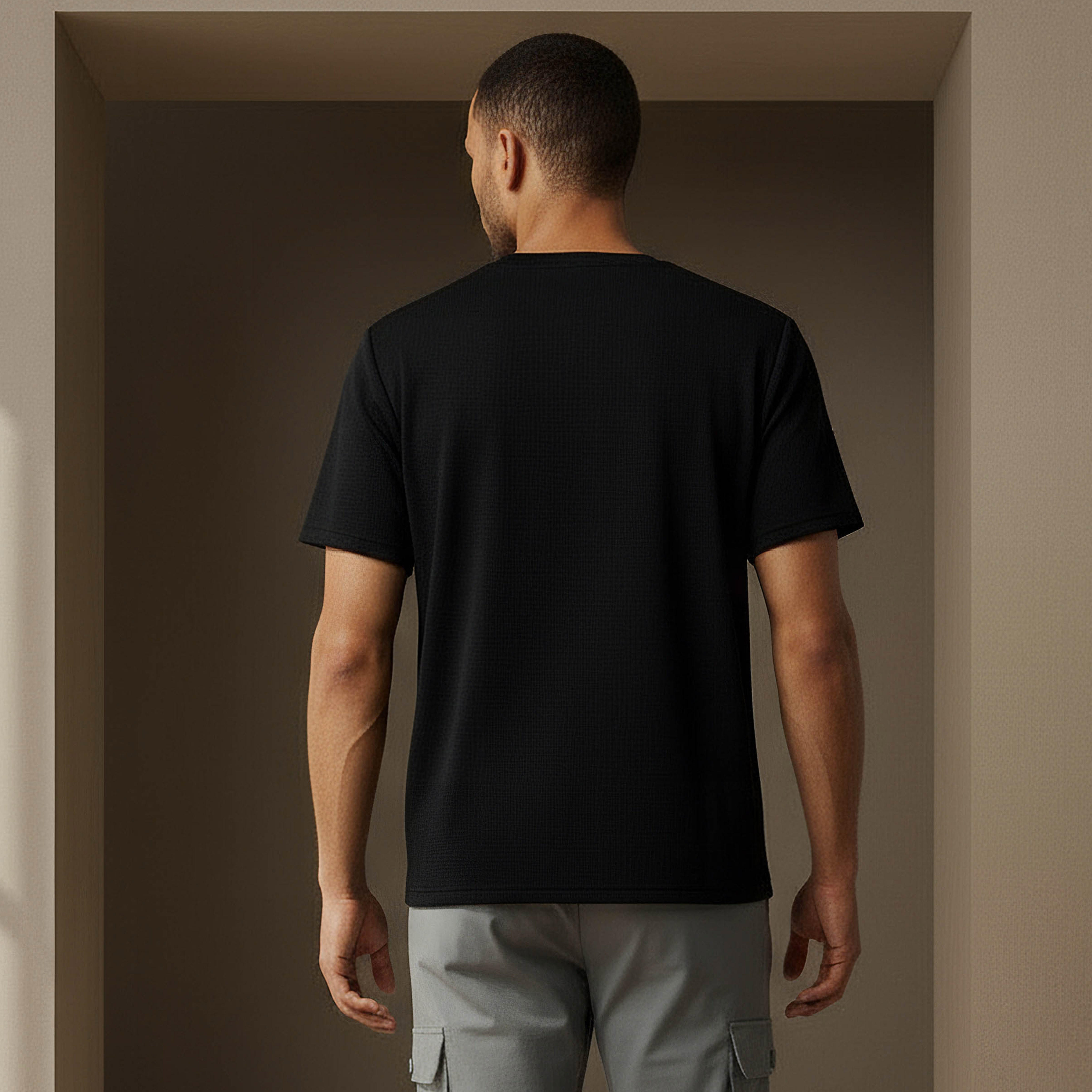 Love Pangolin Men 2 Way Stretch Waffle Textured T-shirt-men-clothing-sportswearandactivewear-tshirtsandpolos-image-3